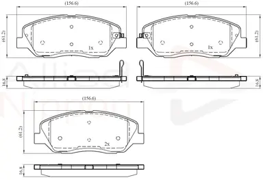 JUEGO DE PASTILLAS DE FRENO