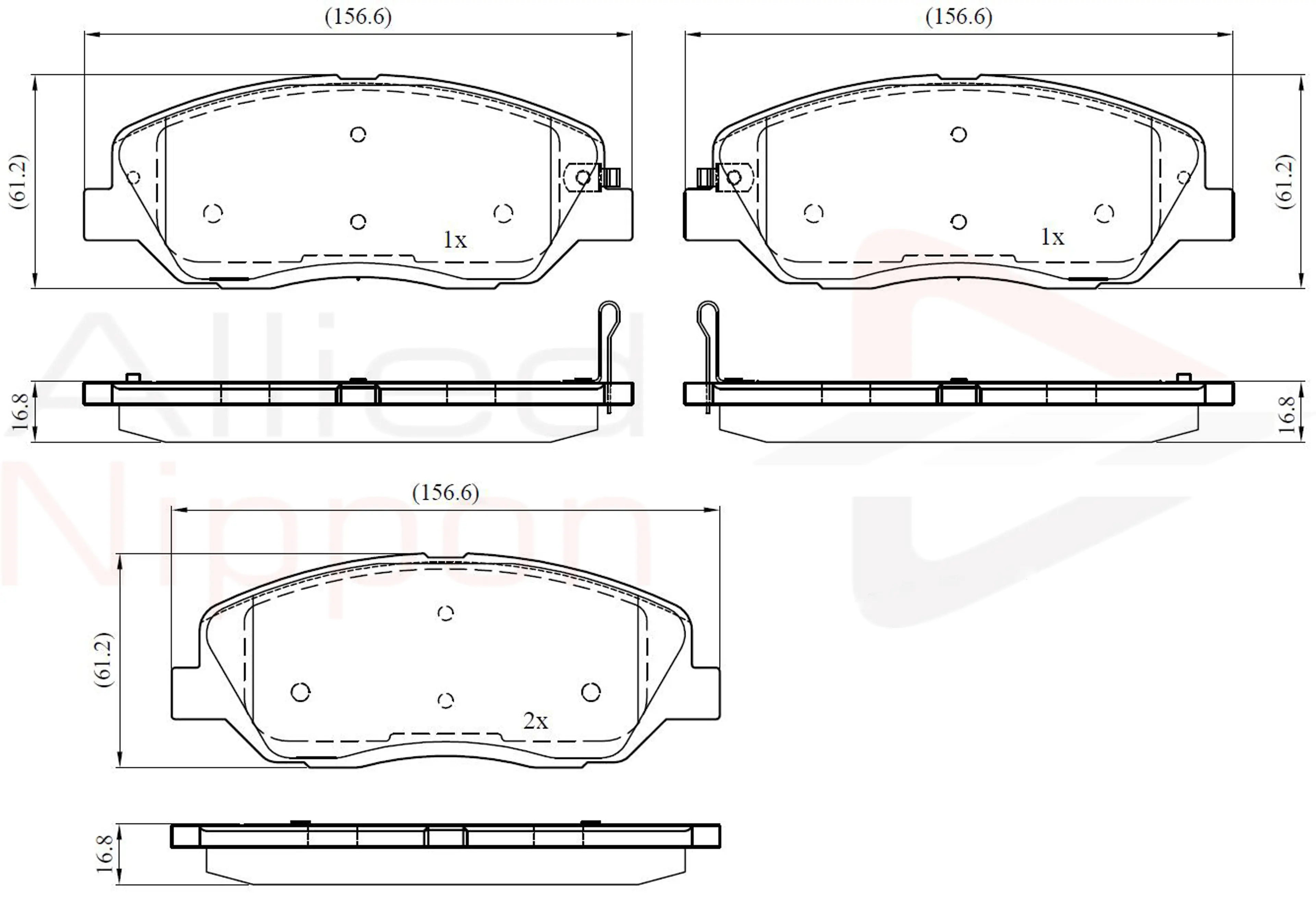 JUEGO DE PASTILLAS DE FRENO