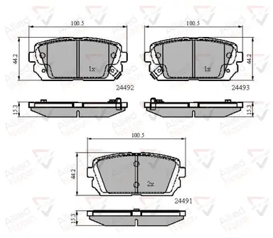 JUEGO DE PASTILLAS DE FRENO