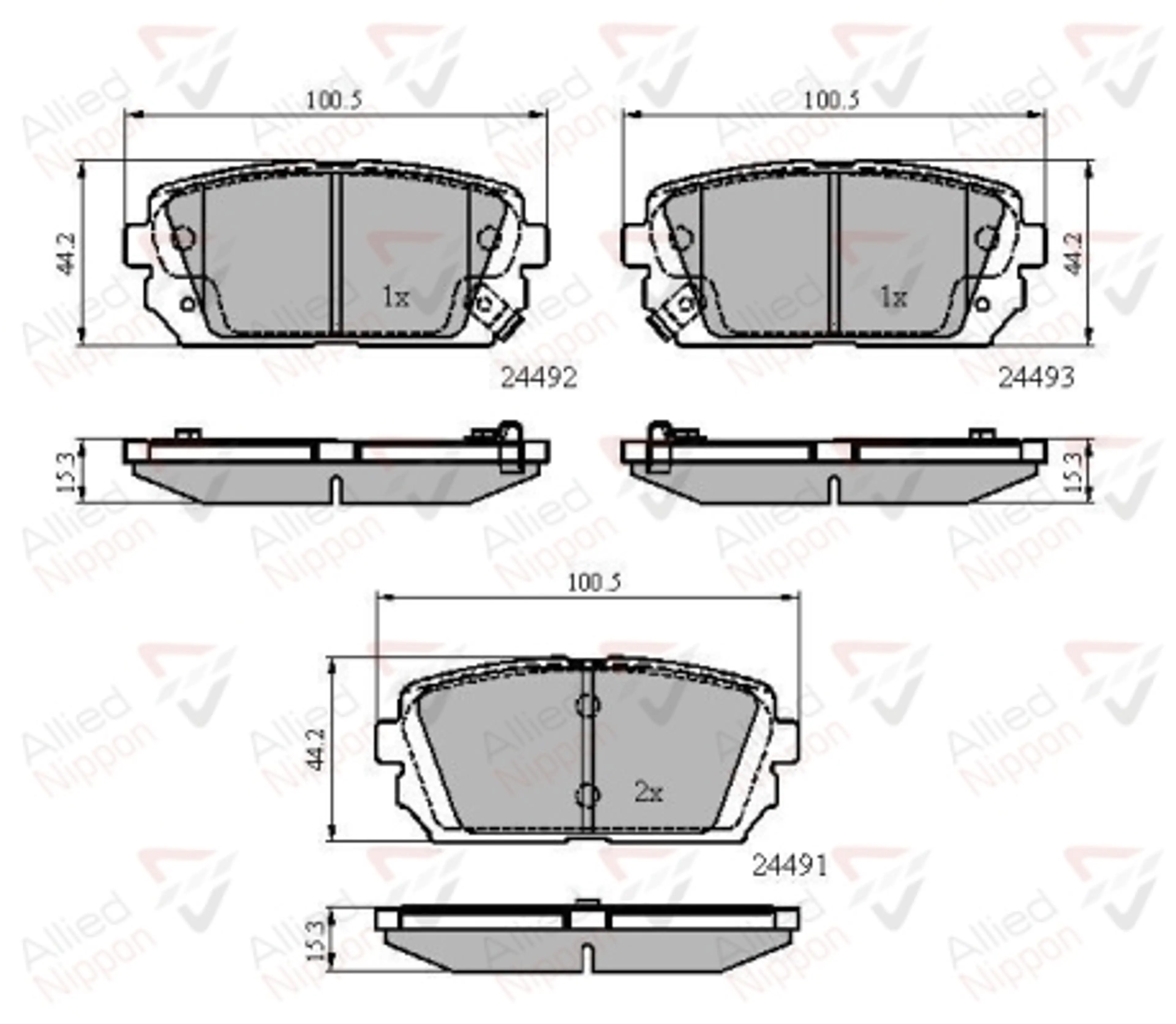 JUEGO DE PASTILLAS DE FRENO