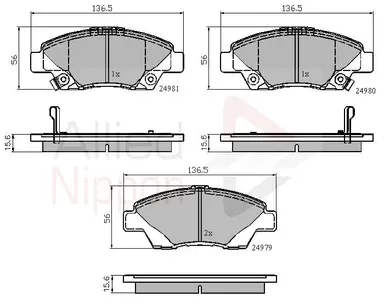 JUEGO DE PASTILLAS DE FRENO