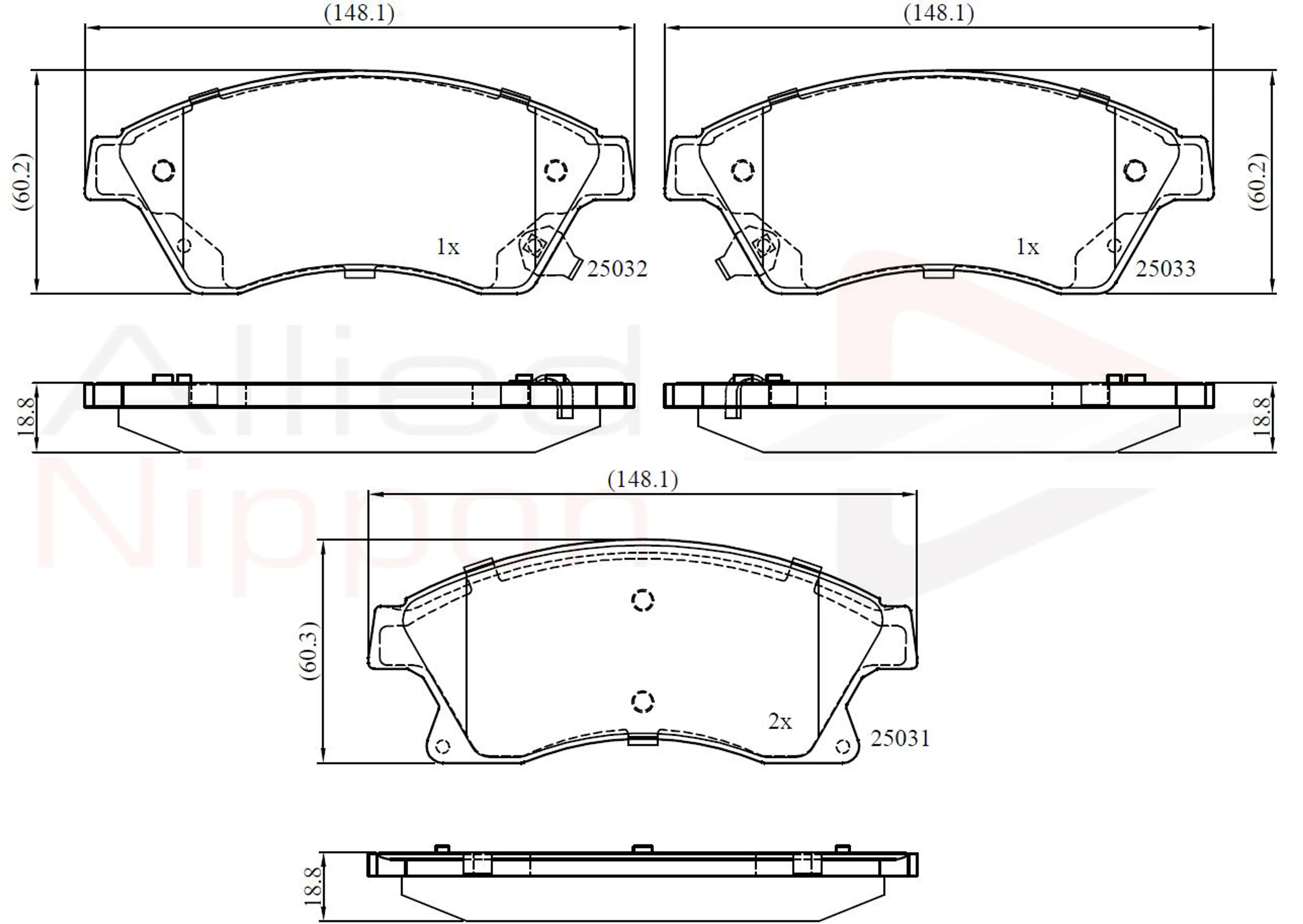JUEGO DE PASTILLAS DE FRENO