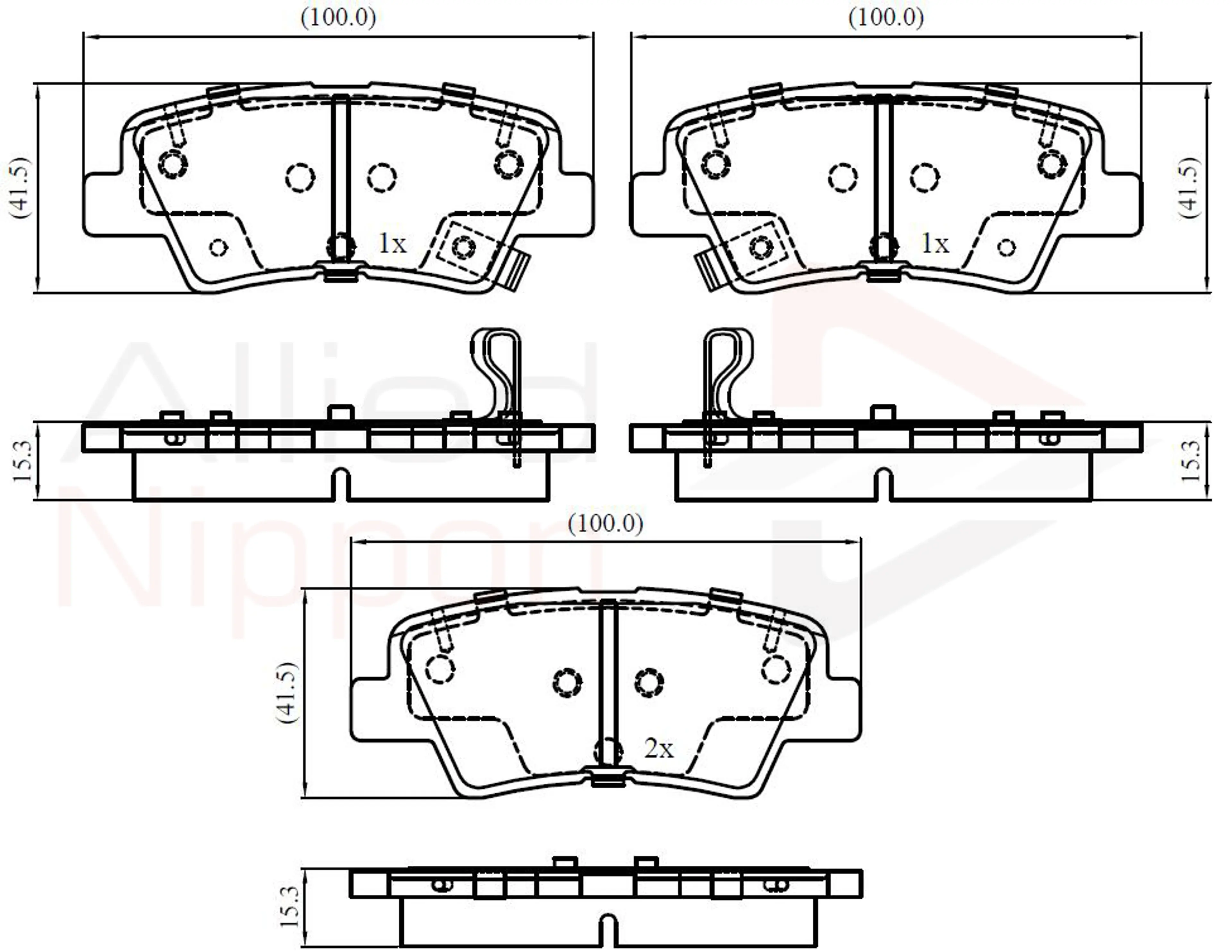 JUEGO DE PASTILLAS DE FRENO