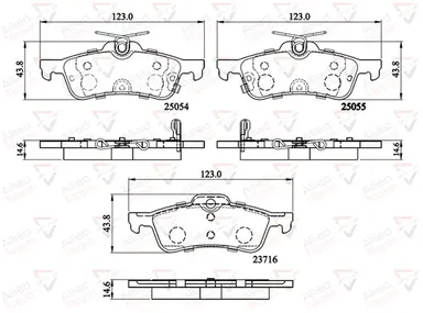JUEGO DE PASTILLAS DE FRENO