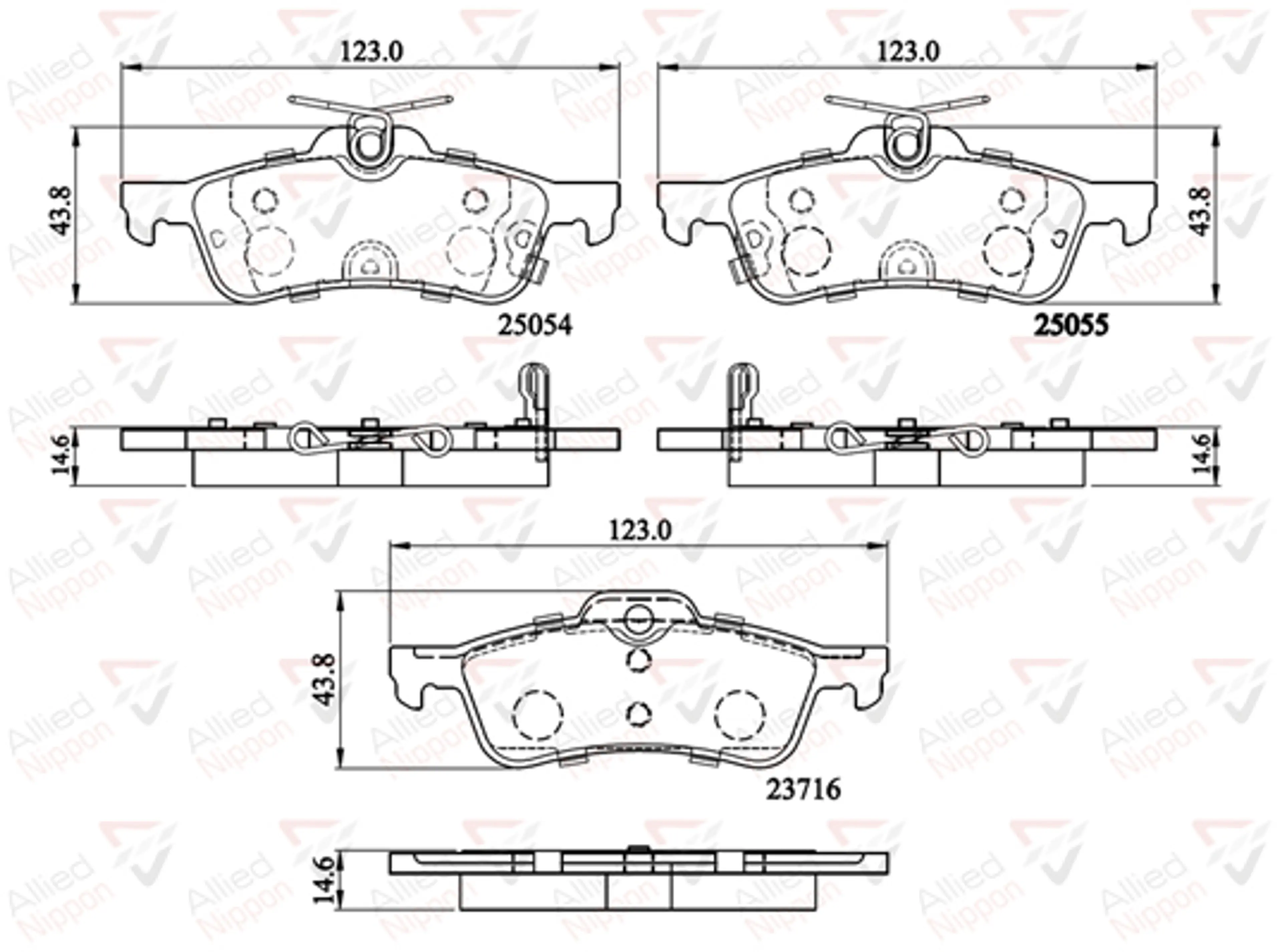 JUEGO DE PASTILLAS DE FRENO