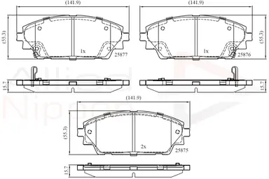 JUEGO DE PASTILLAS DE FRENO