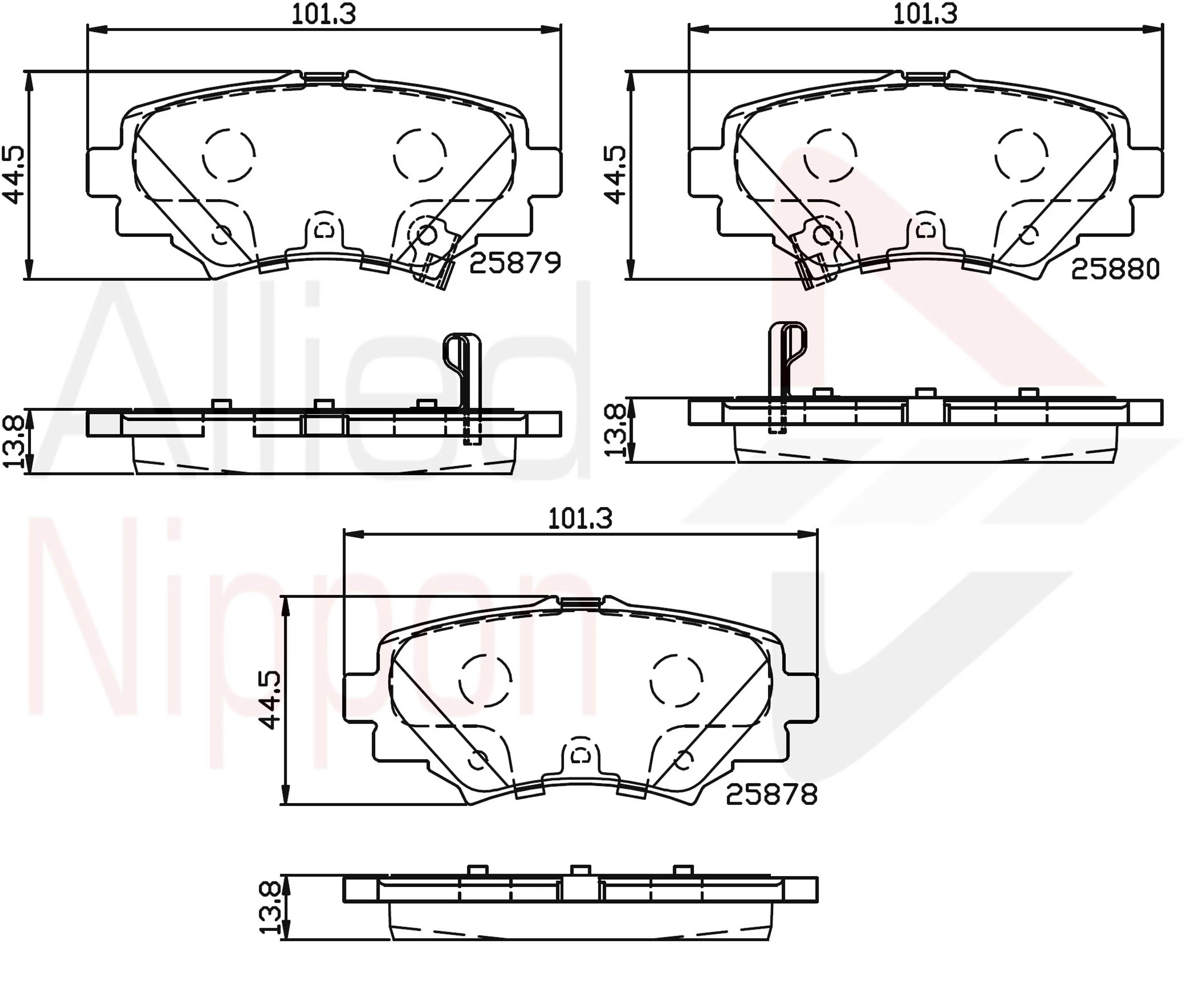 JUEGO DE PASTILLAS DE FRENO