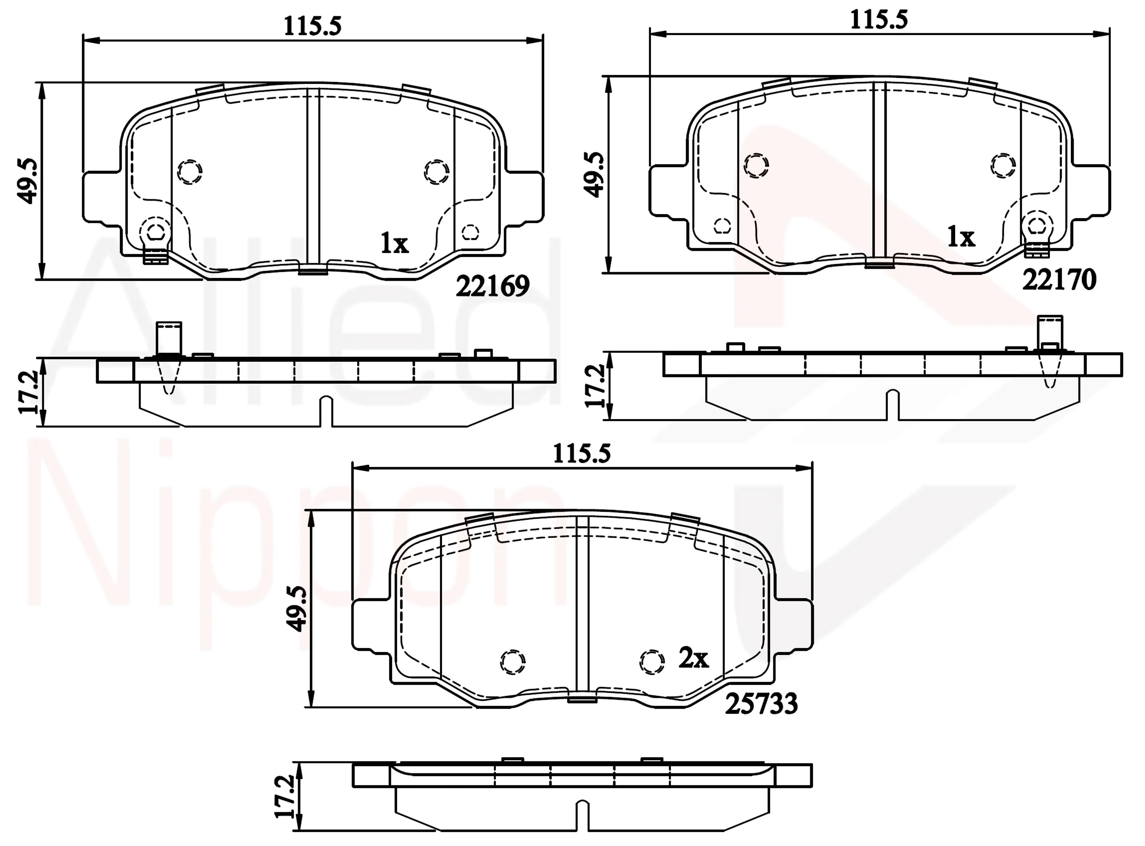 JUEGO DE PASTILLAS DE FRENO