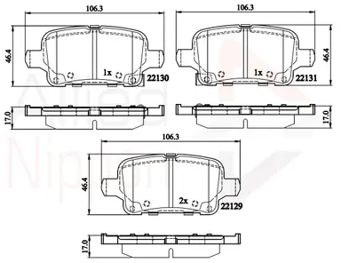 JUEGO DE PASTILLAS DE FRENO
