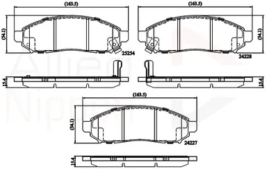 JUEGO DE PASTILLAS DE FRENO