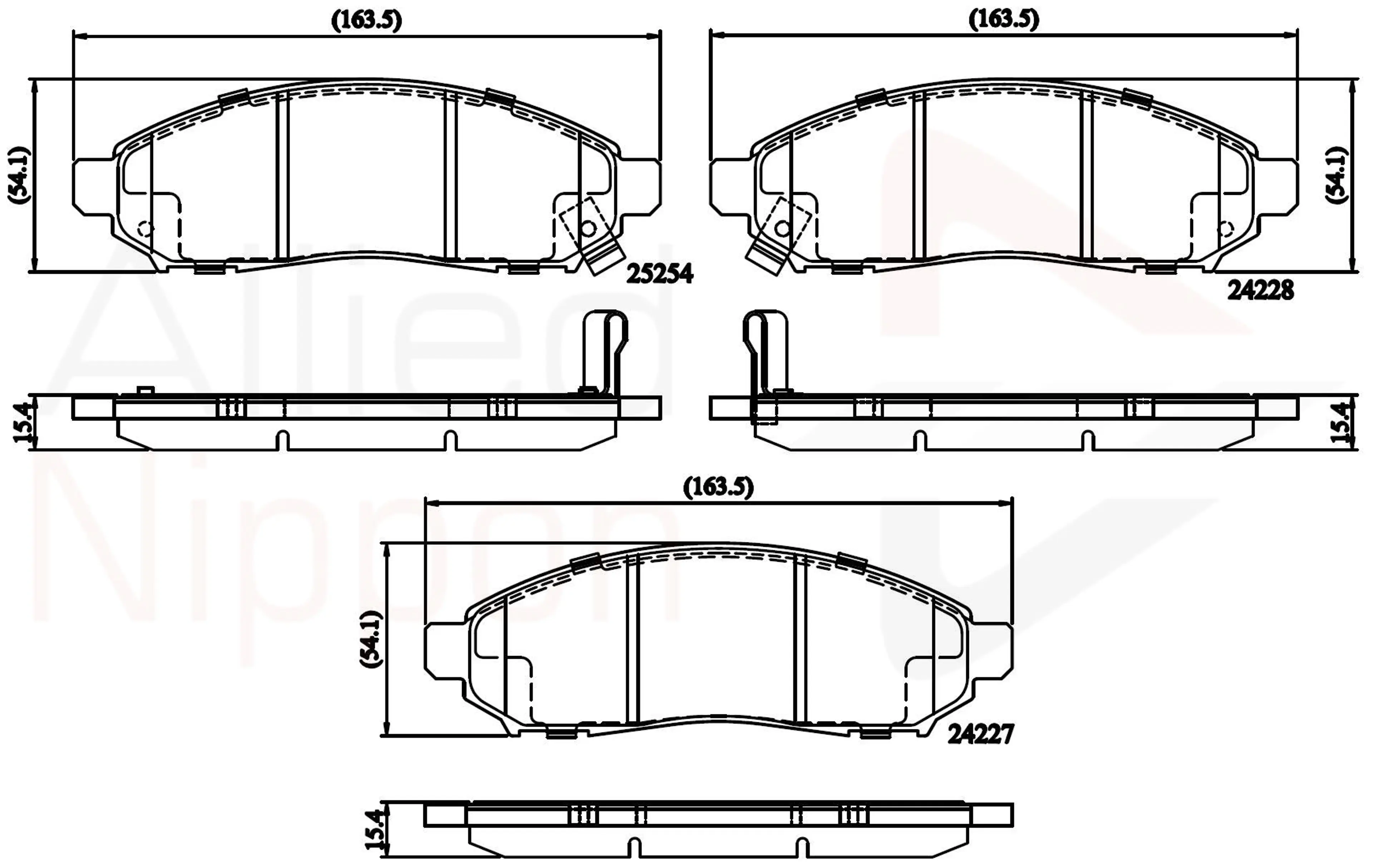 JUEGO DE PASTILLAS DE FRENO