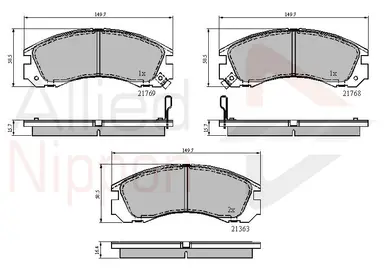 JUEGO DE PASTILLAS DE FRENO
