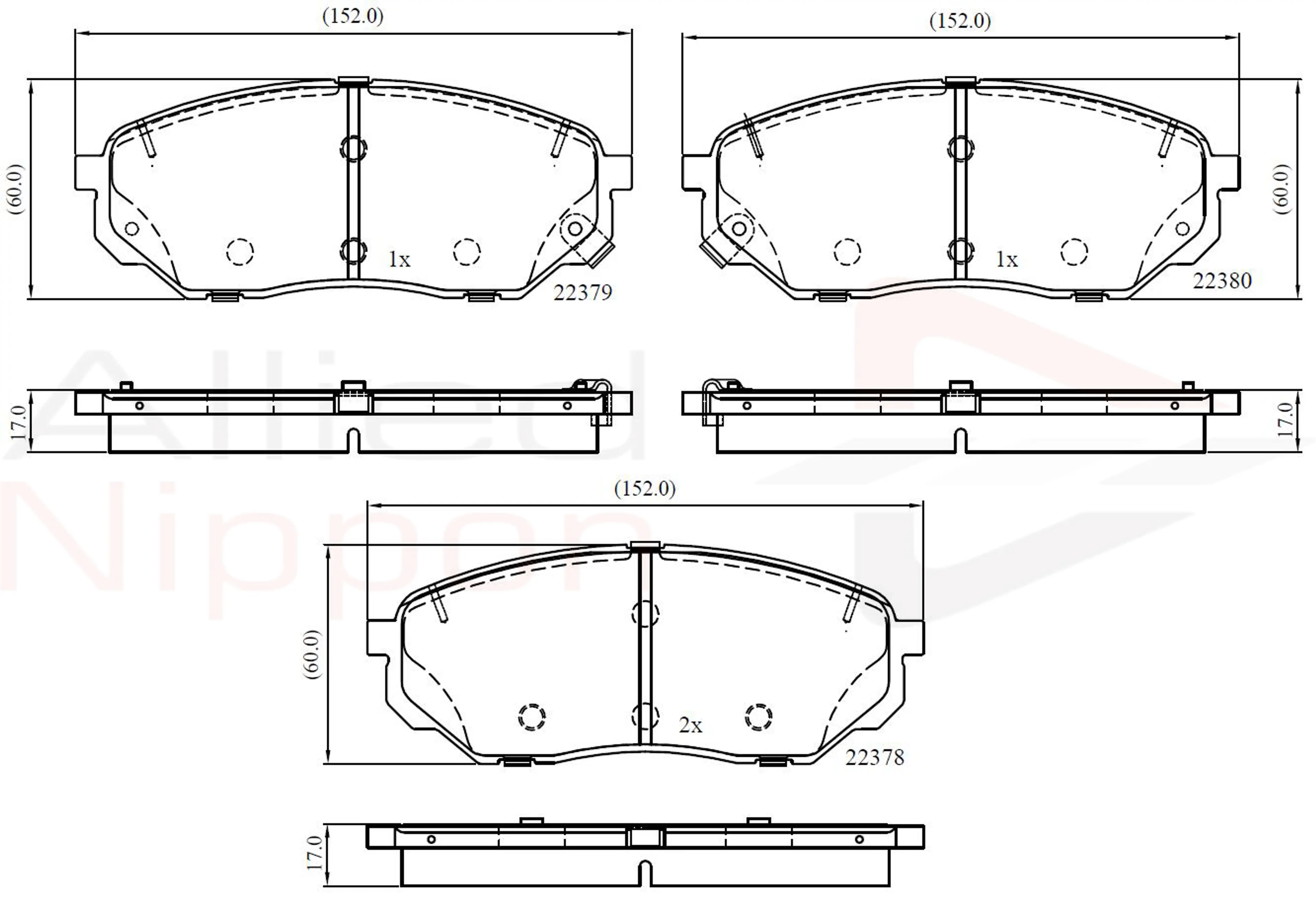 JUEGO DE PASTILLAS DE FRENO
