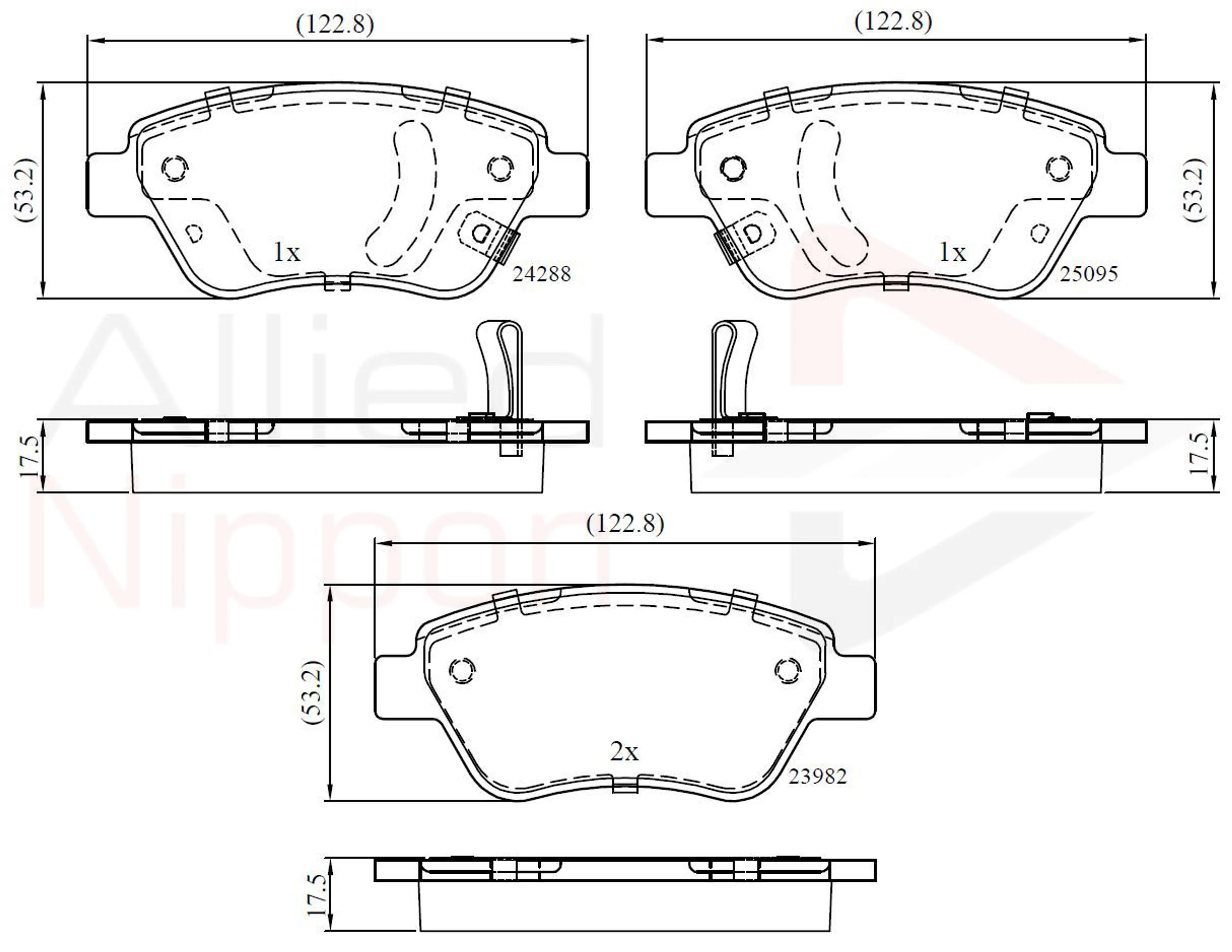 JUEGO DE PASTILLAS DE FRENO