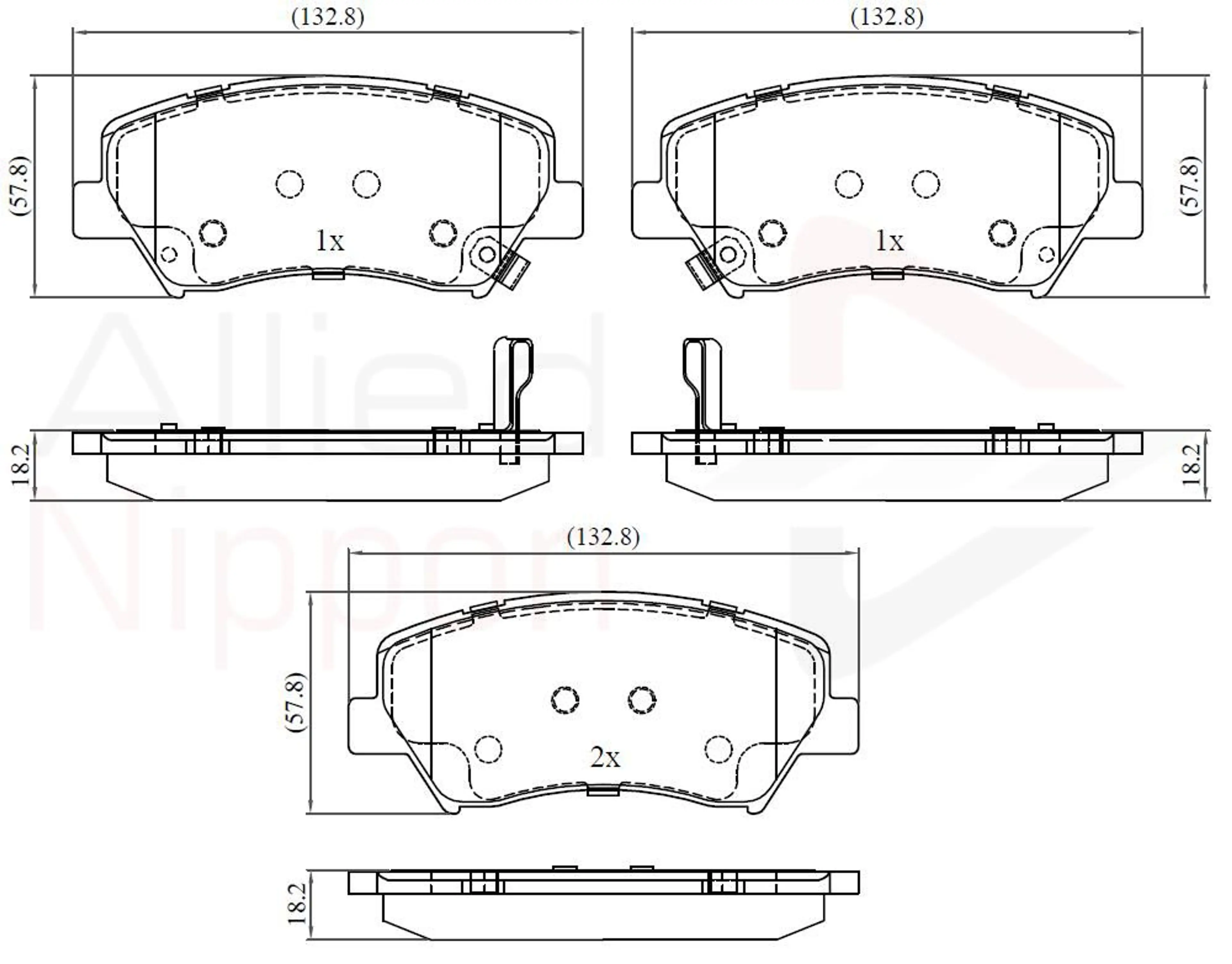JUEGO DE PASTILLAS DE FRENO