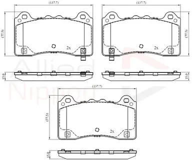 JUEGO DE PASTILLAS DE FRENO