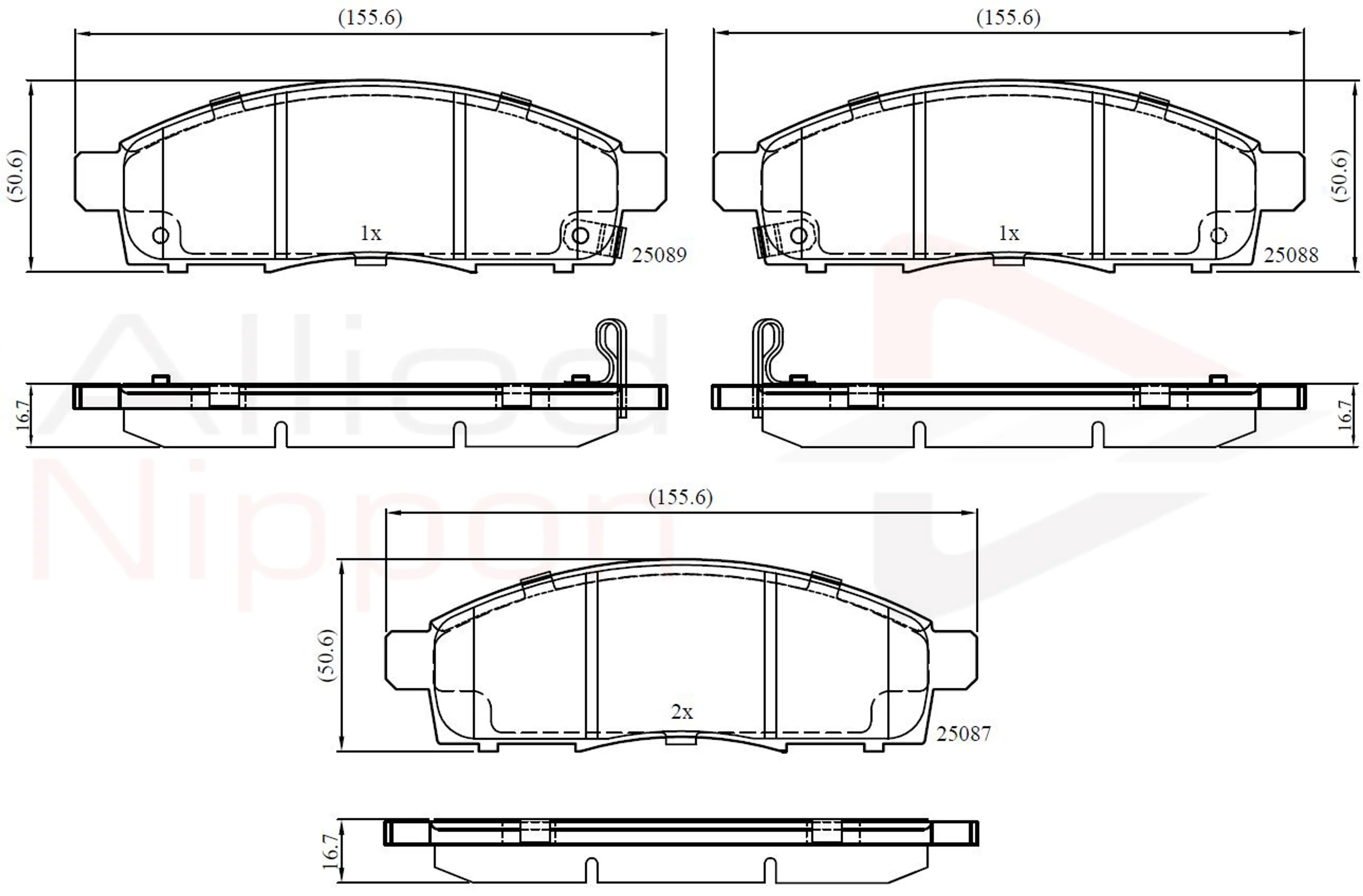 JUEGO DE PASTILLAS DE FRENO
