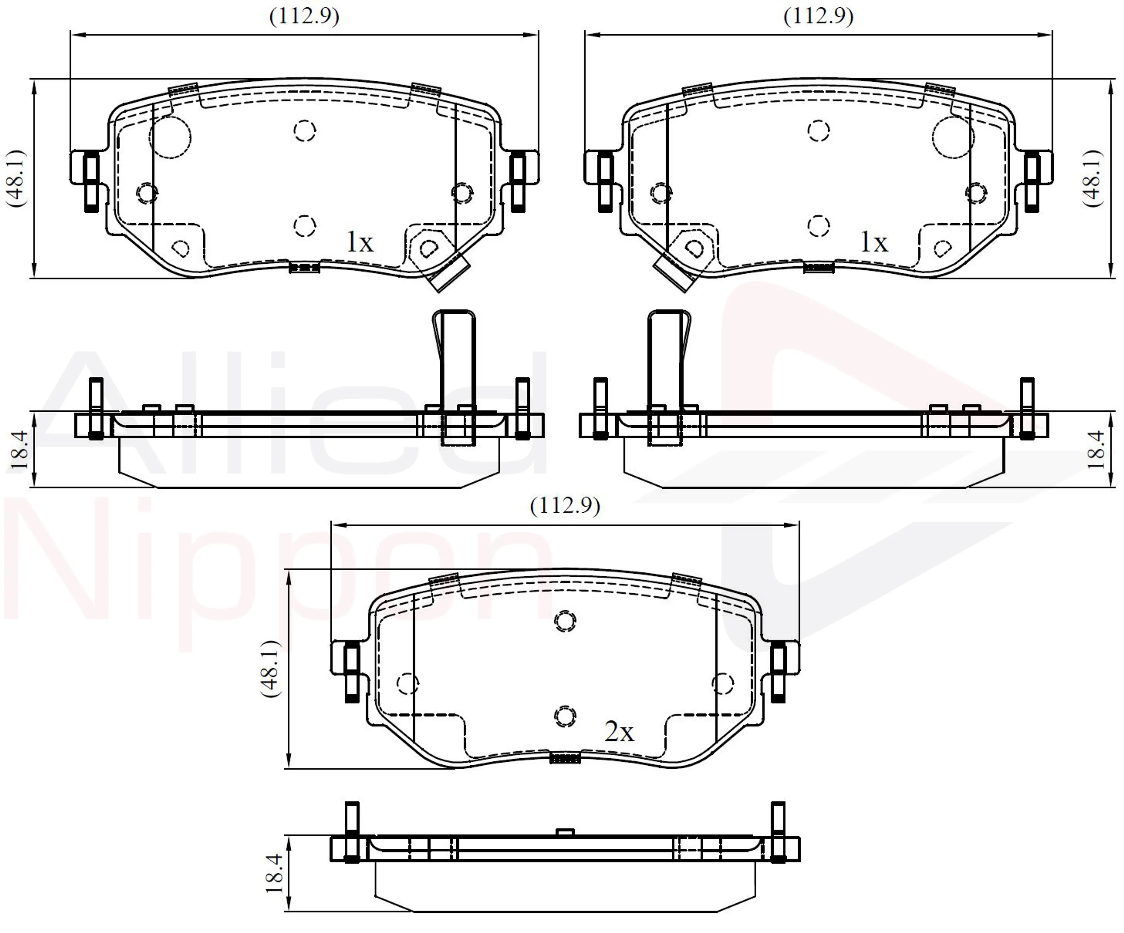 JUEGO DE PASTILLAS DE FRENO