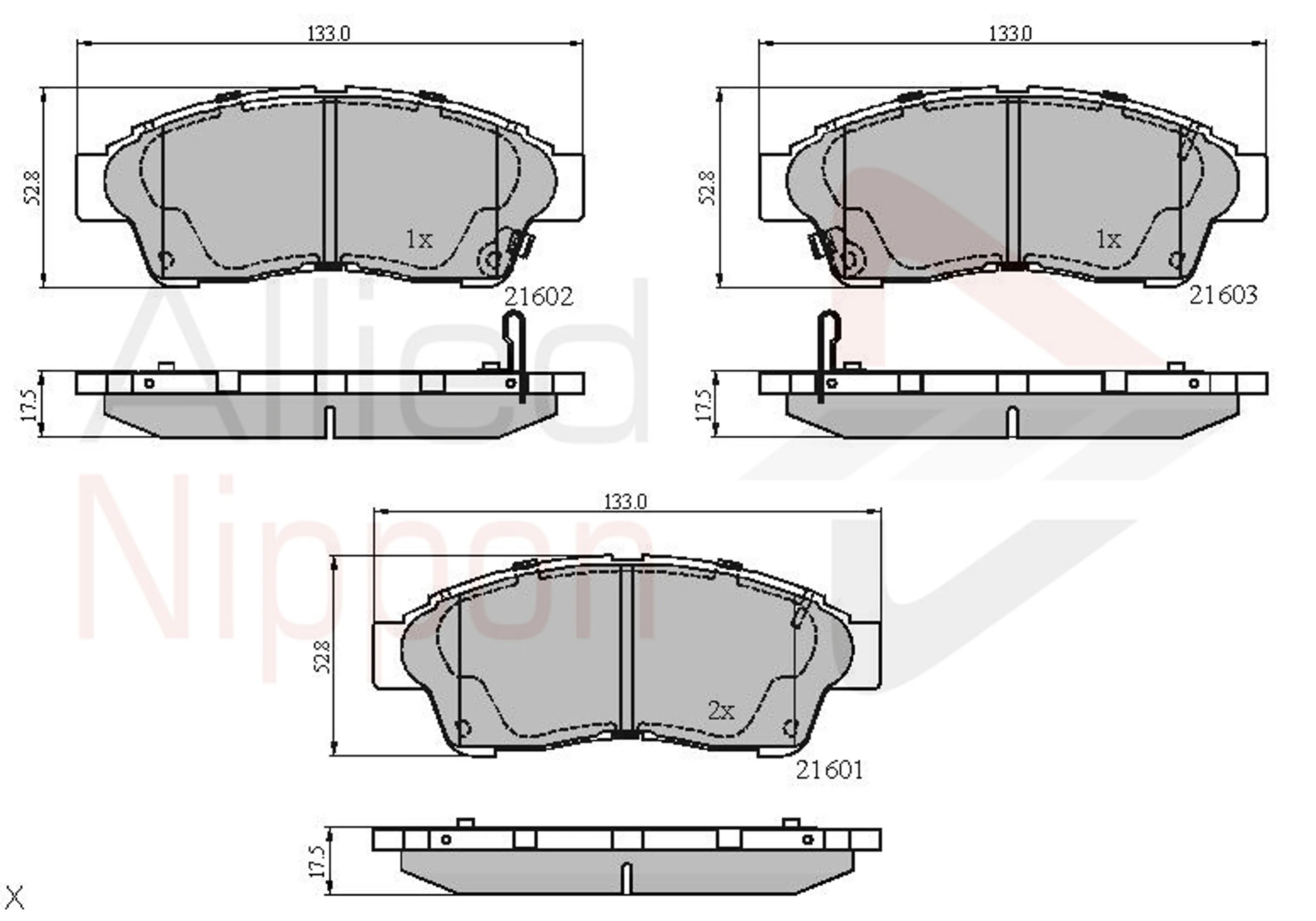 JUEGO DE PASTILLAS DE FRENO