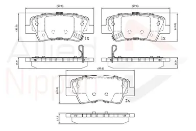 JUEGO DE PASTILLAS DE FRENO