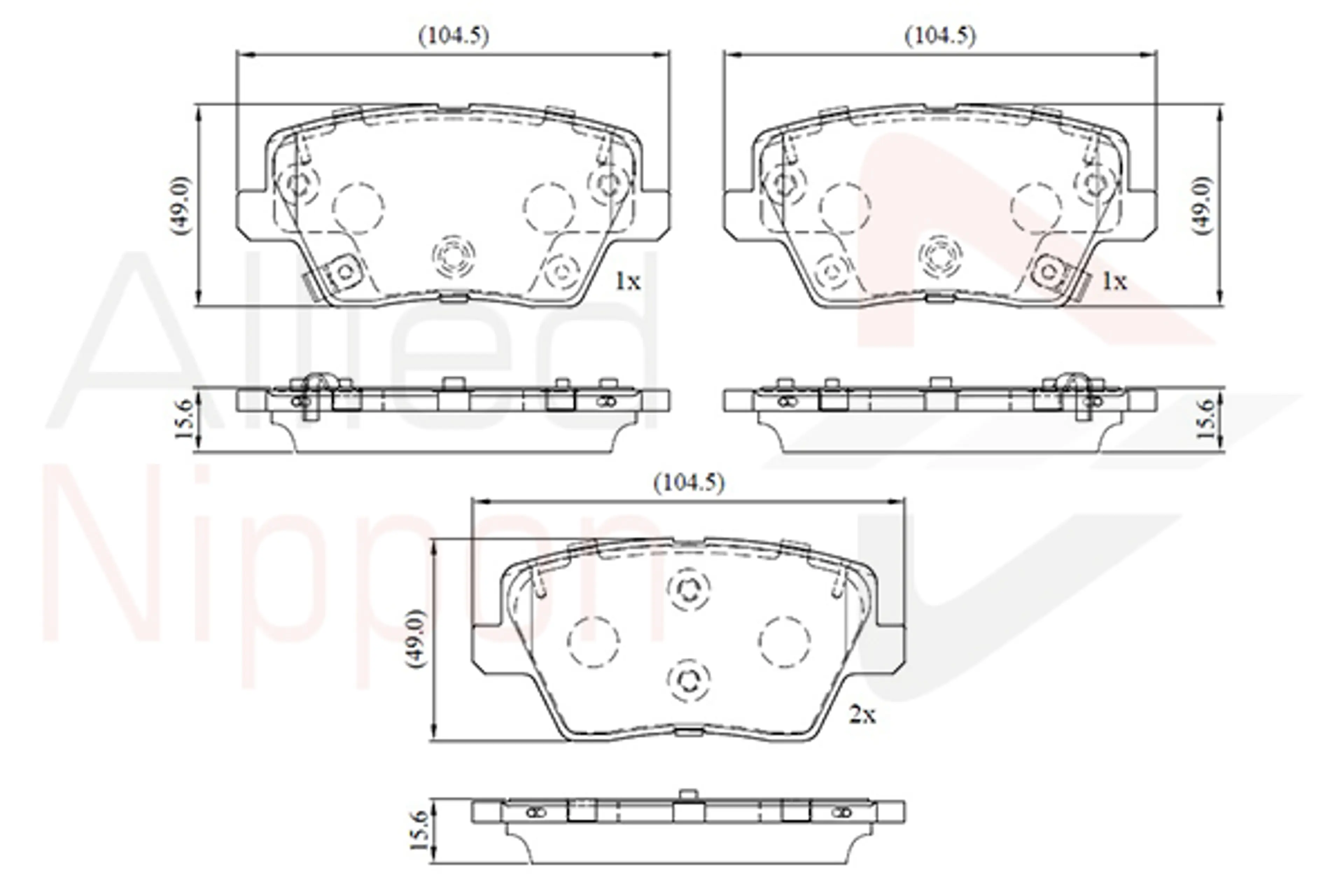 JUEGO DE PASTILLAS DE FRENO