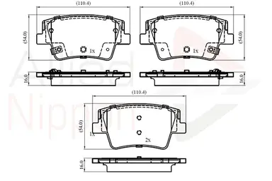 JUEGO DE PASTILLAS DE FRENO