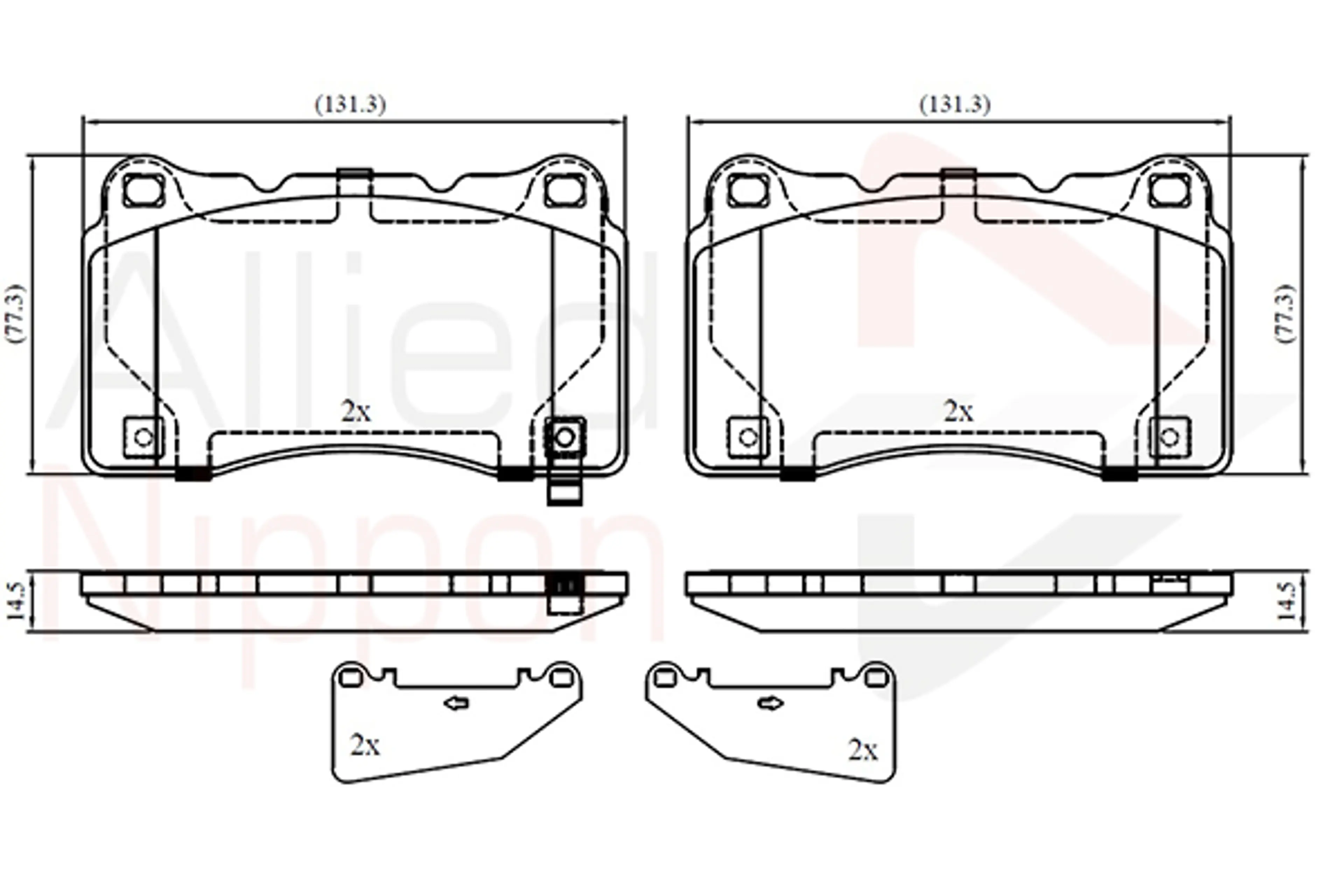JUEGO DE PASTILLAS DE FRENO