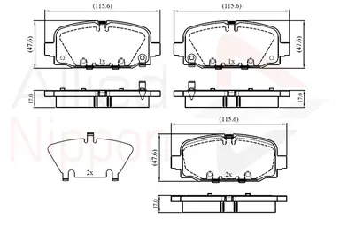 JUEGO DE PASTILLAS DE FRENO