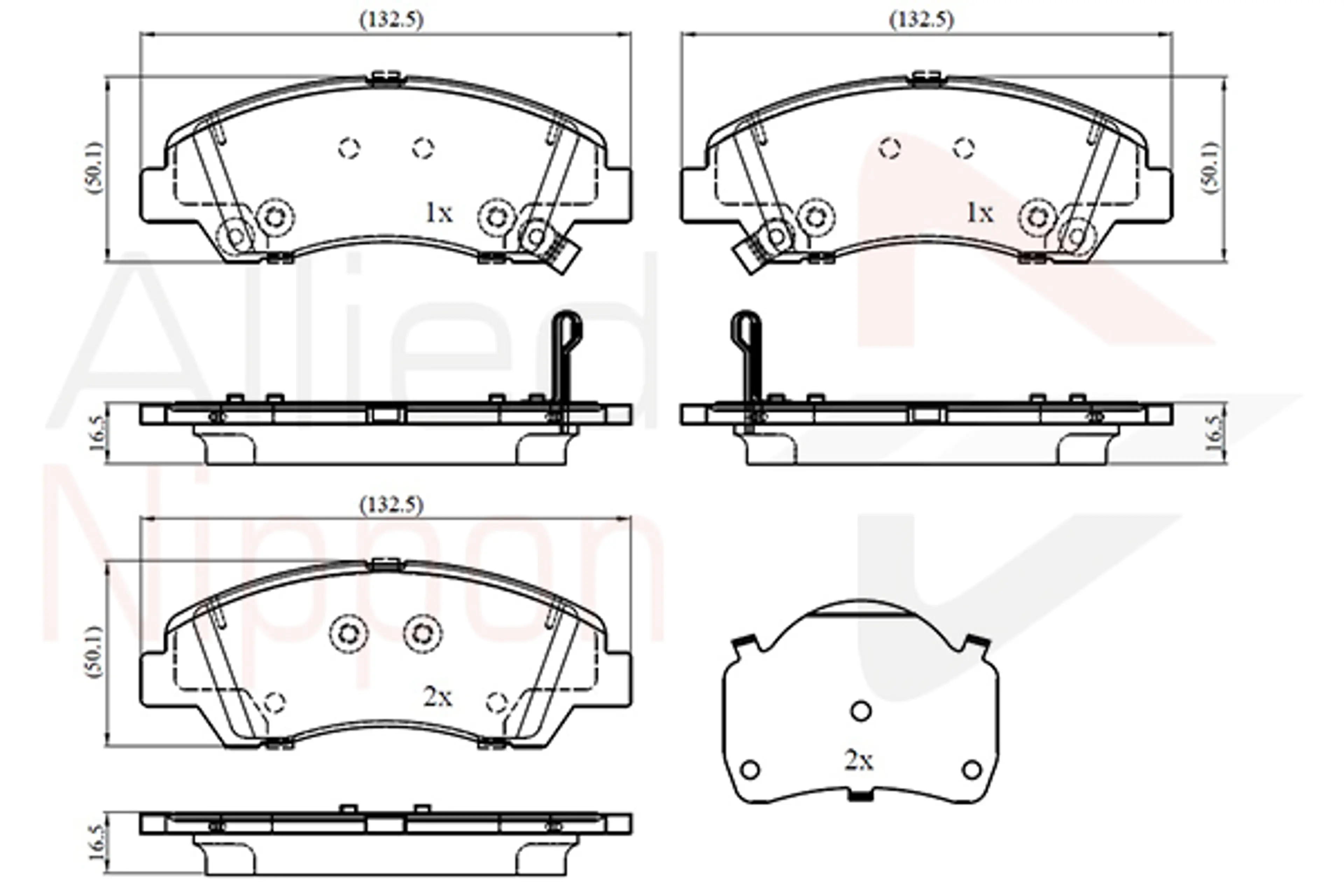 JUEGO DE PASTILLAS DE FRENO