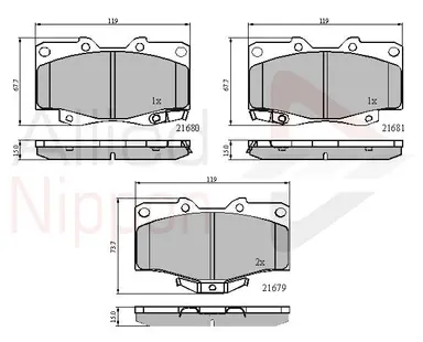 JUEGO DE PASTILLAS DE FRENO