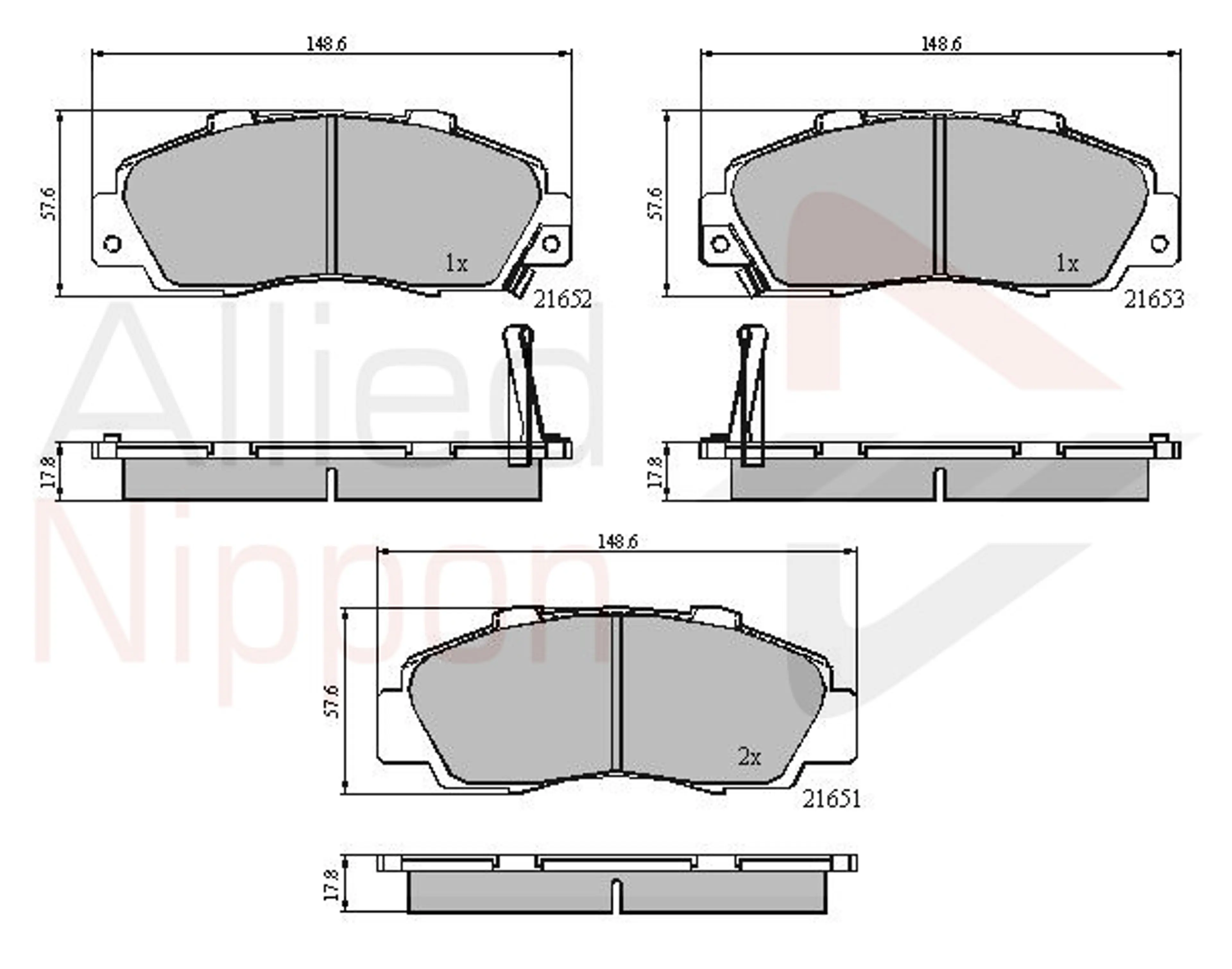 JUEGO DE PASTILLAS DE FRENO