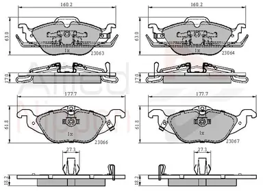 JUEGO DE PASTILLAS DE FRENO