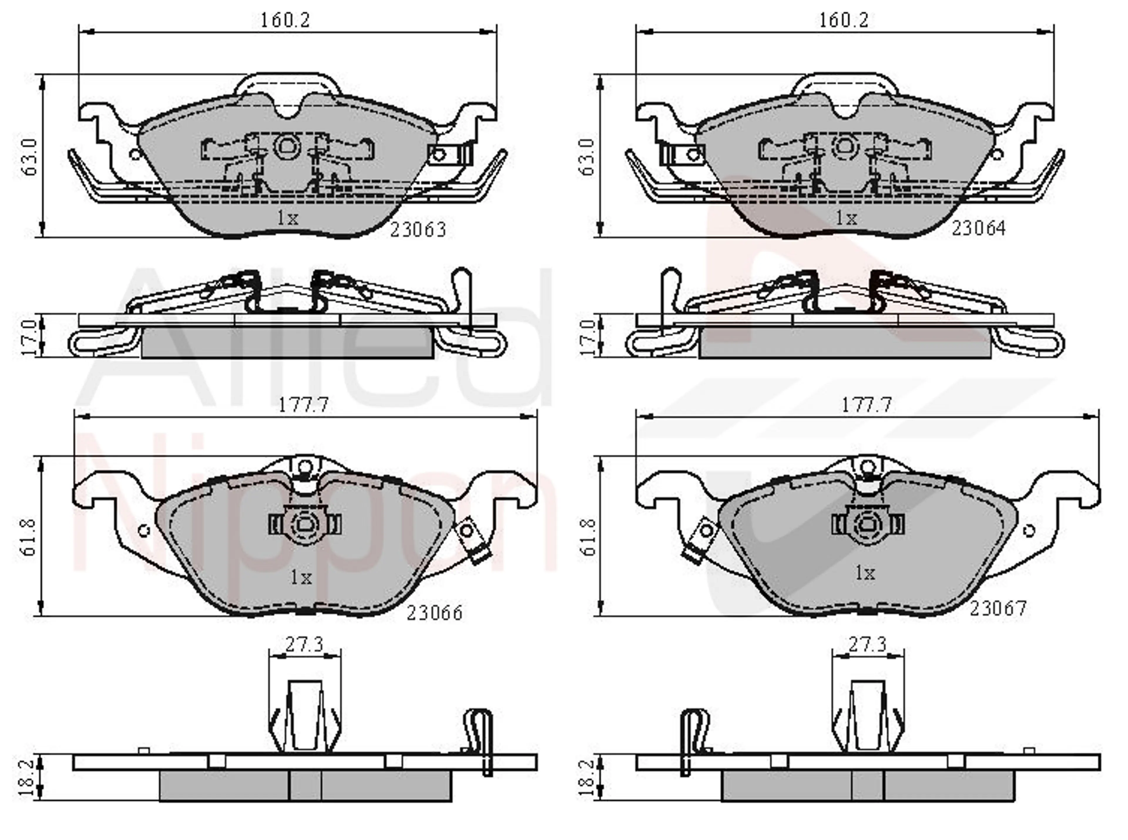 JUEGO DE PASTILLAS DE FRENO