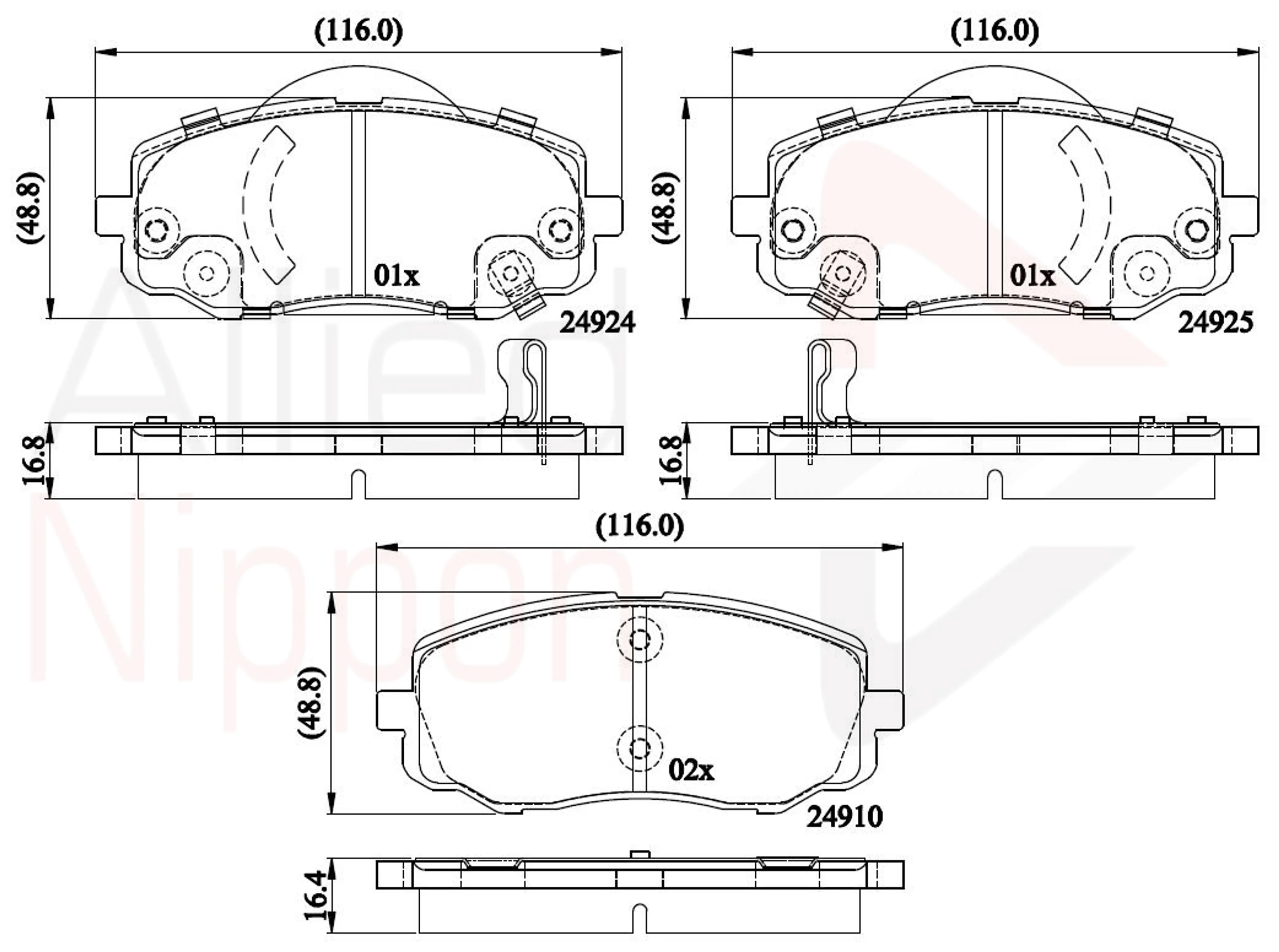 JUEGO DE PASTILLAS DE FRENO