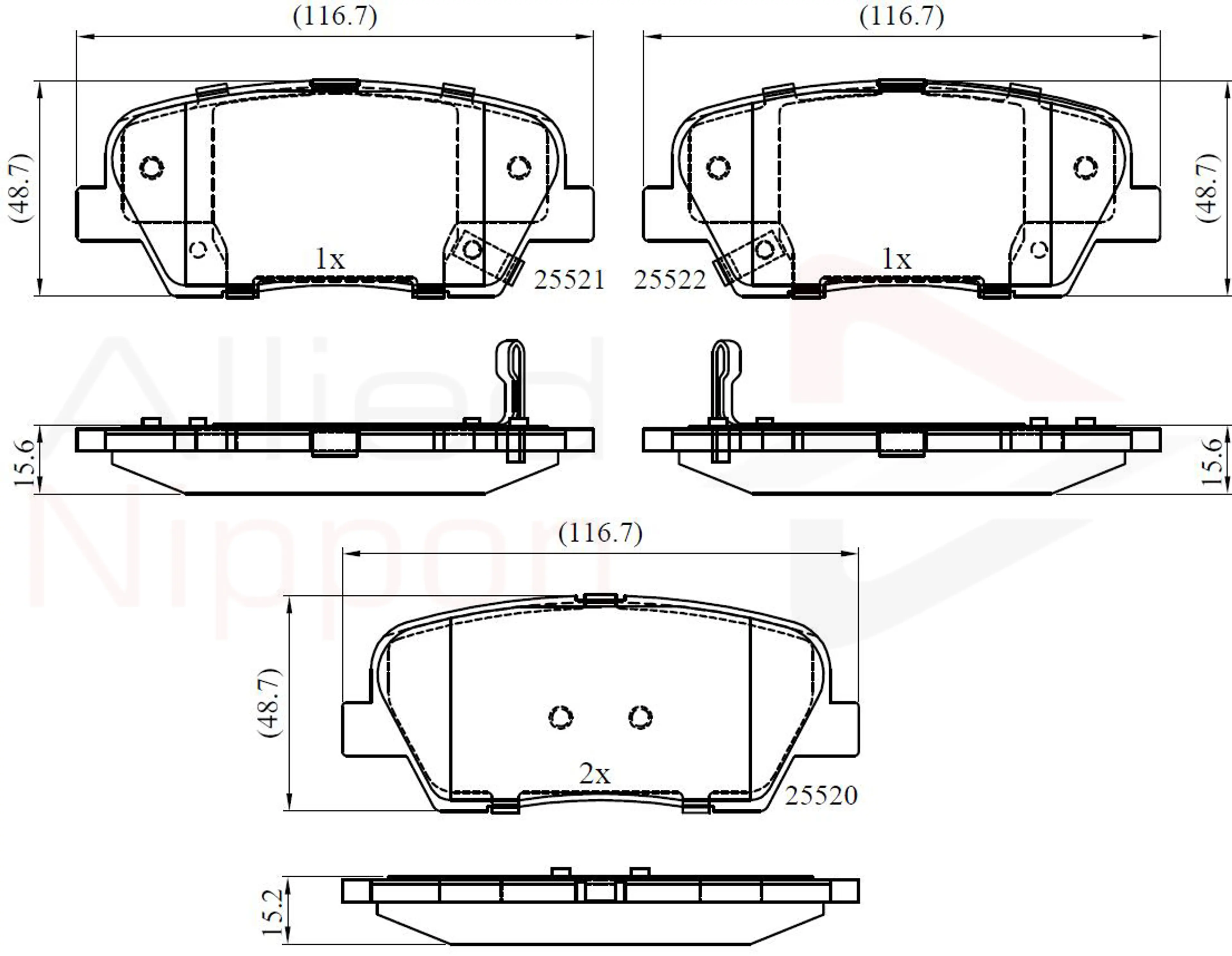 JUEGO DE PASTILLAS DE FRENO