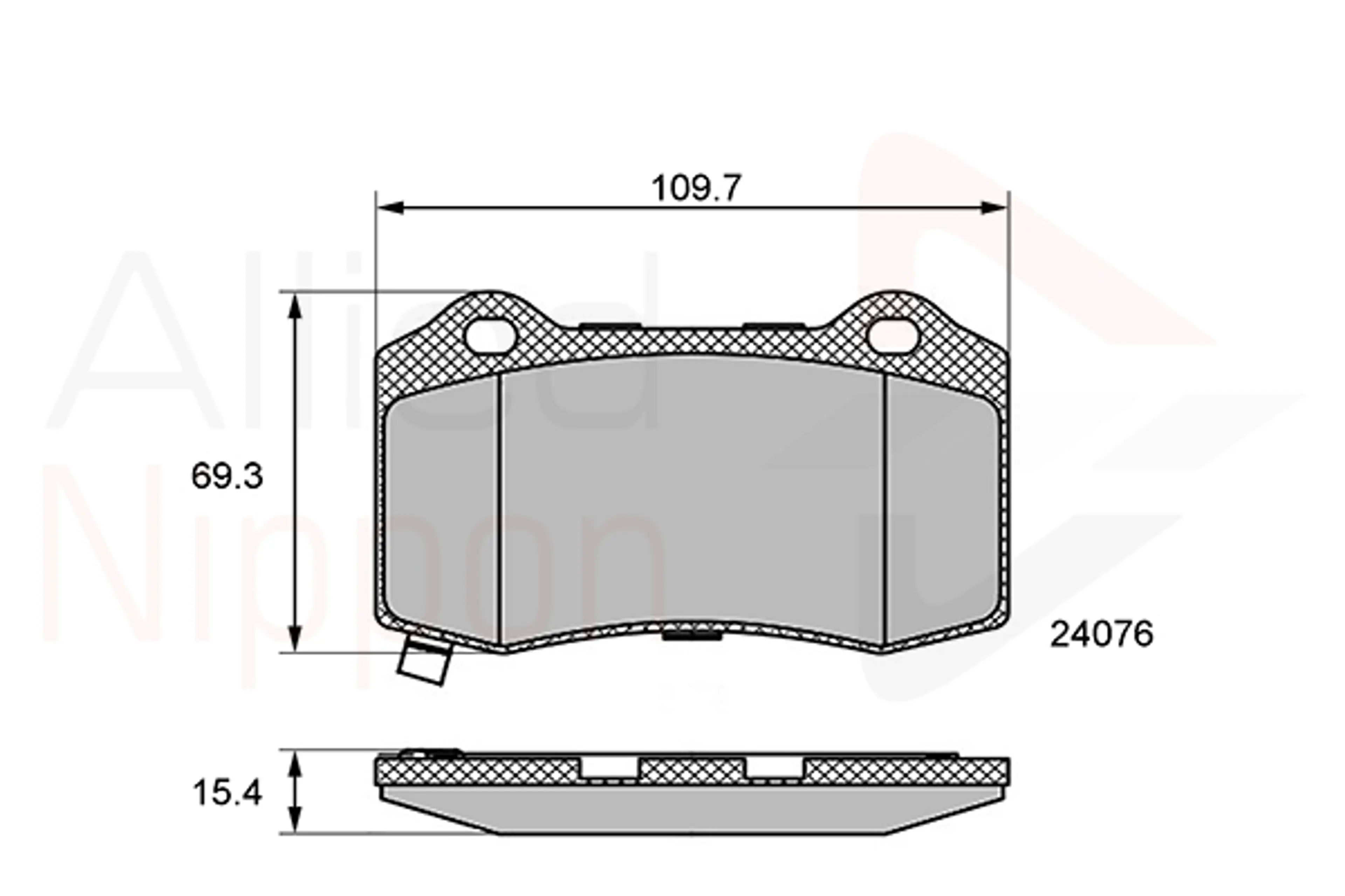 JUEGO DE PASTILLAS DE FRENO