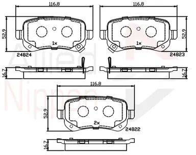 JUEGO DE PASTILLAS DE FRENO
