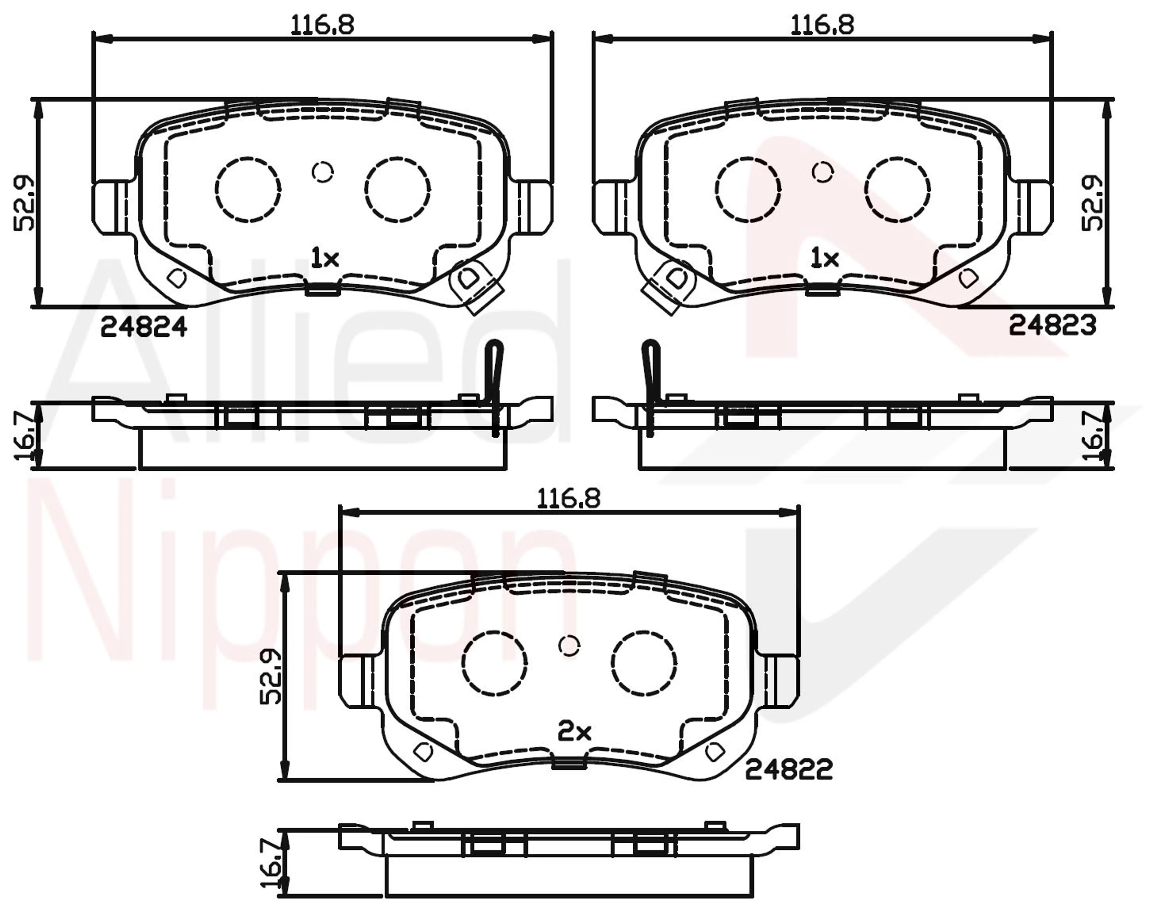 JUEGO DE PASTILLAS DE FRENO