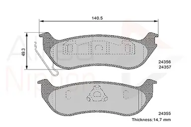 JUEGO DE PASTILLAS DE FRENO
