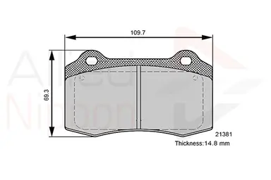 JUEGO DE PASTILLAS DE FRENO