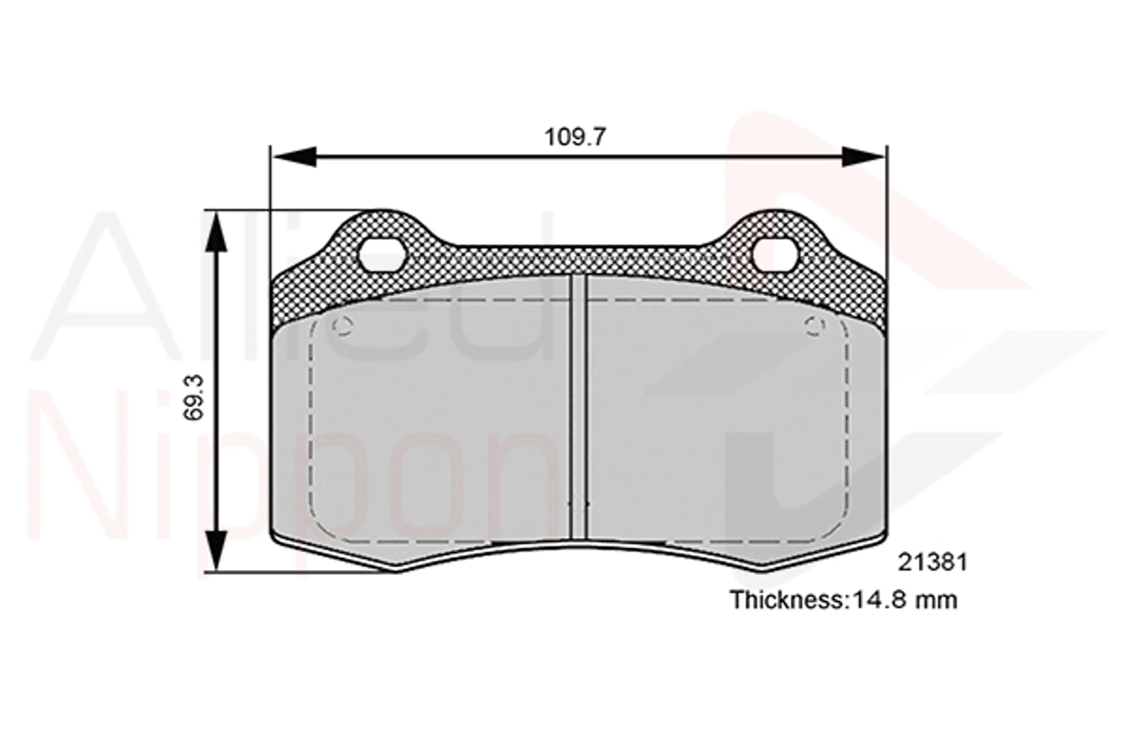 JUEGO DE PASTILLAS DE FRENO