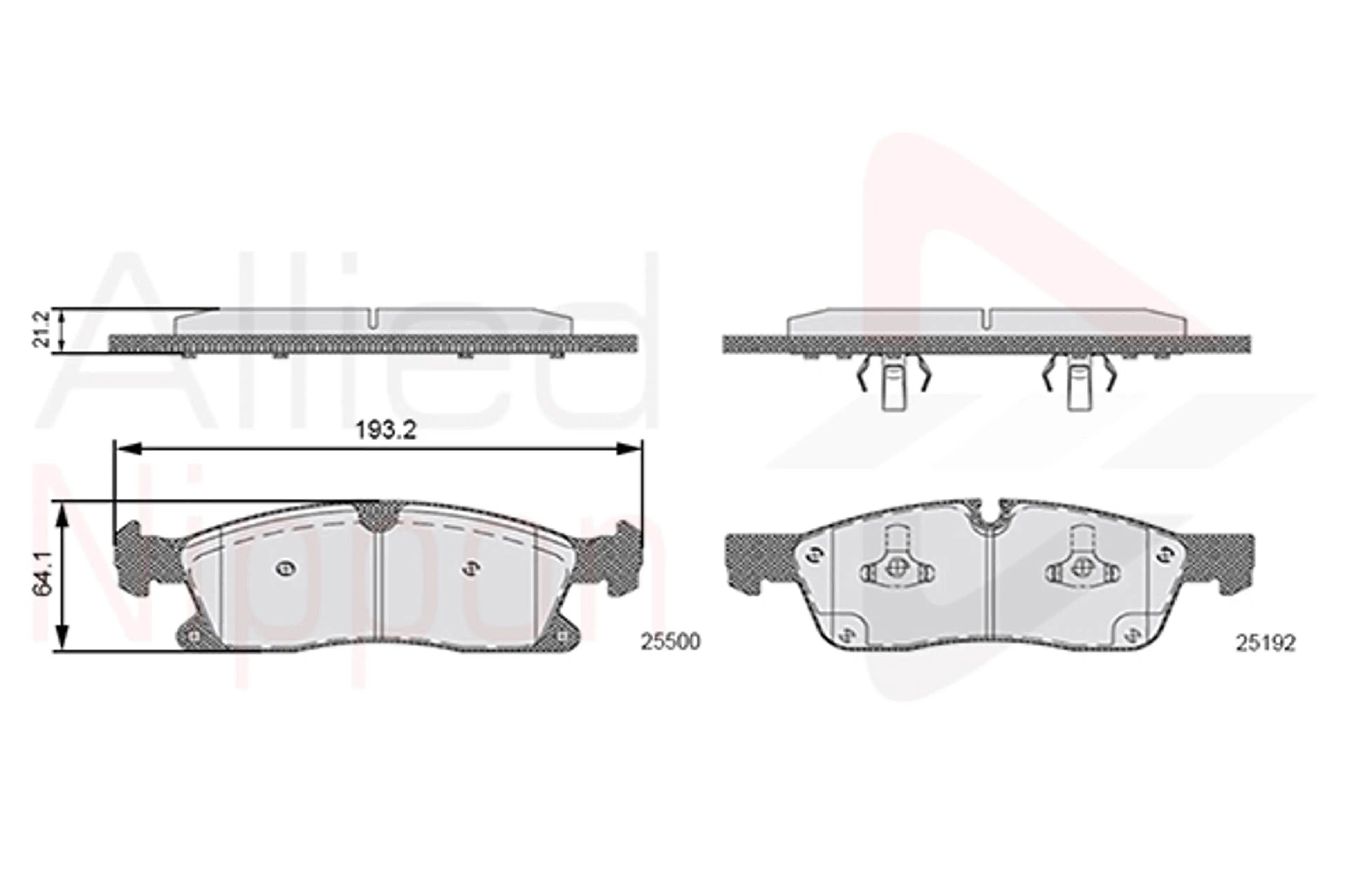 JUEGO DE PASTILLAS DE FRENO
