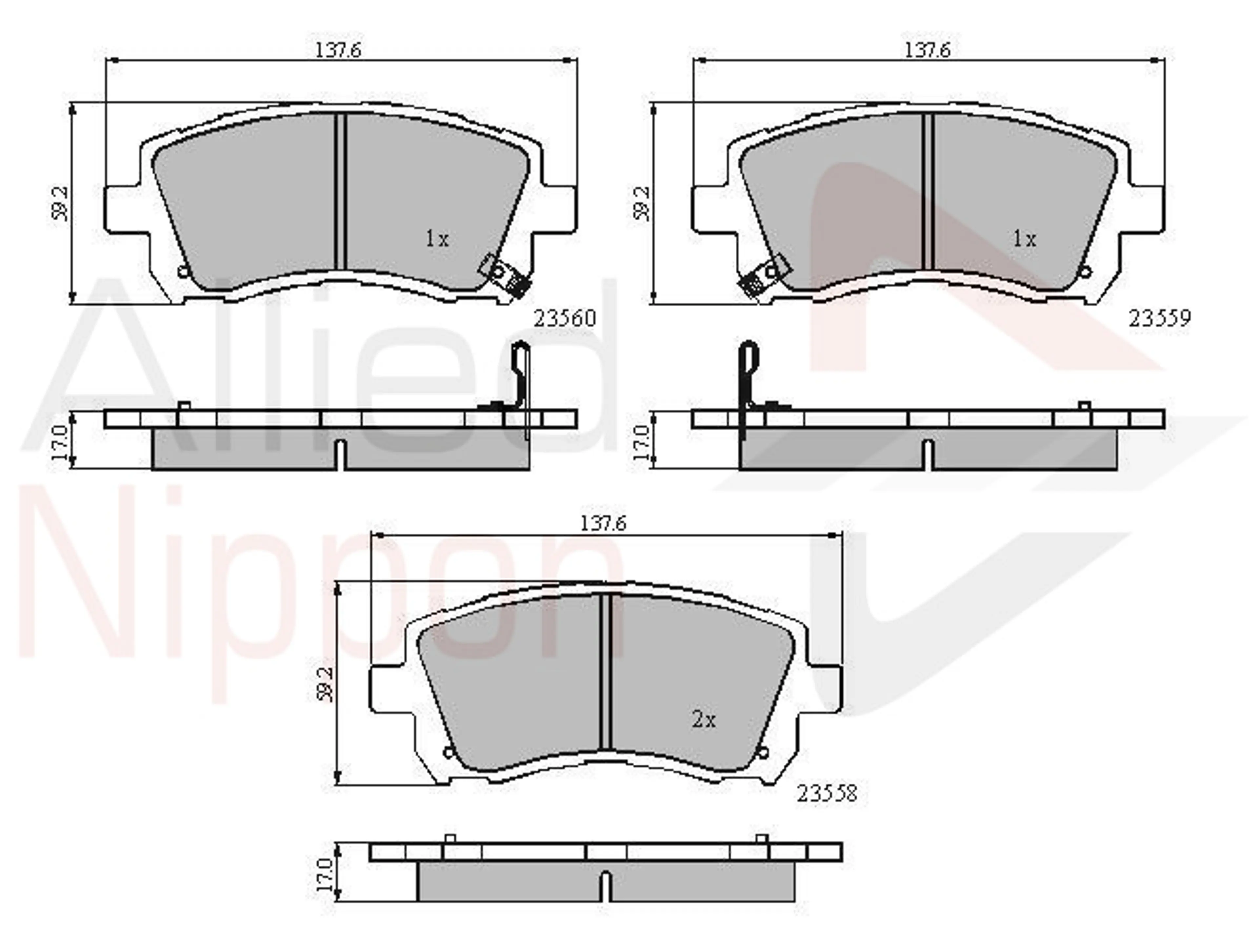 JUEGO DE PASTILLAS DE FRENO