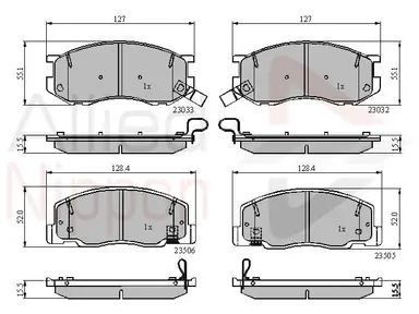 JUEGO DE PASTILLAS DE FRENO