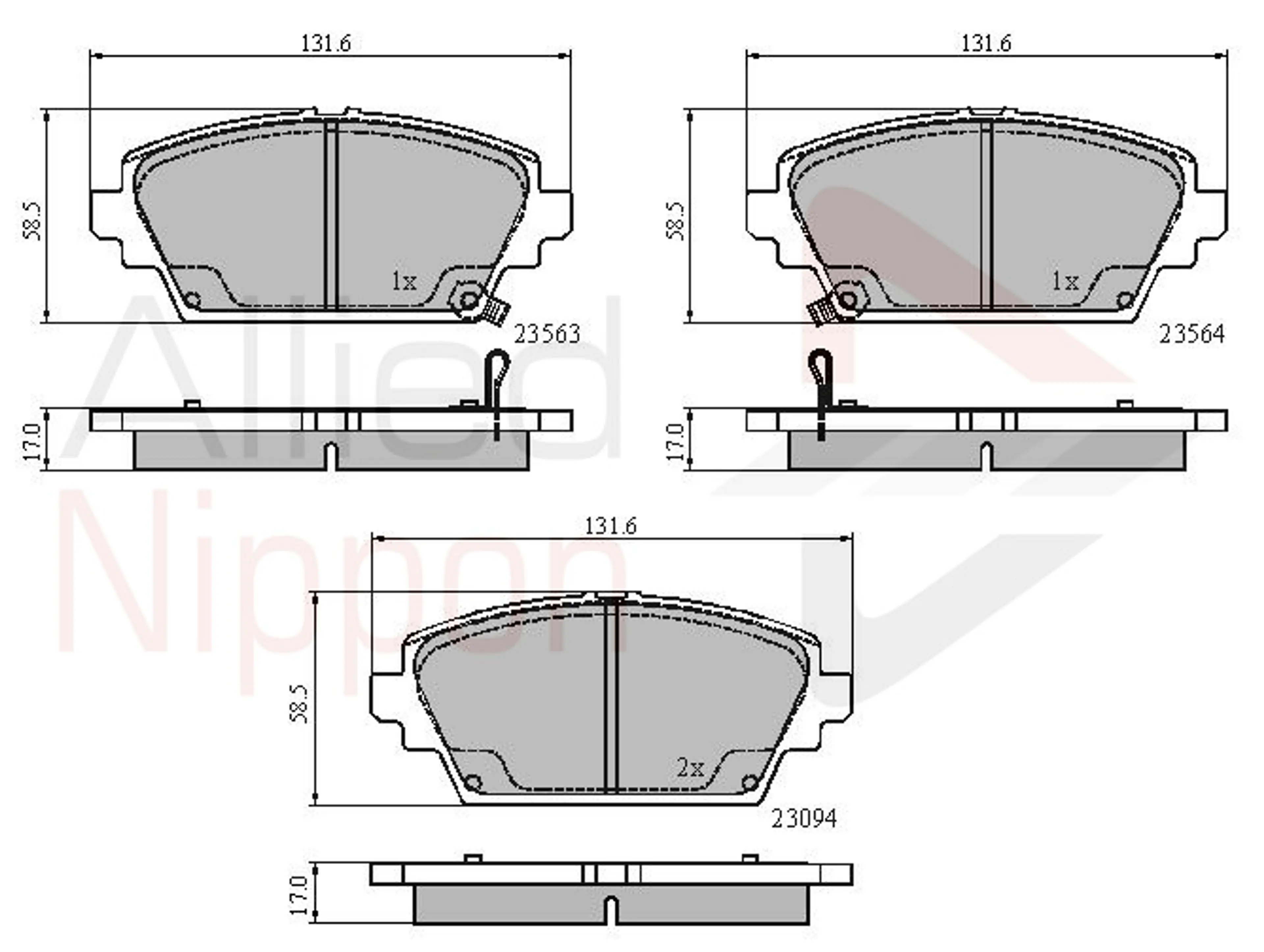JUEGO DE PASTILLAS DE FRENO