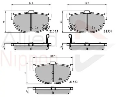 JUEGO DE PASTILLAS DE FRENO