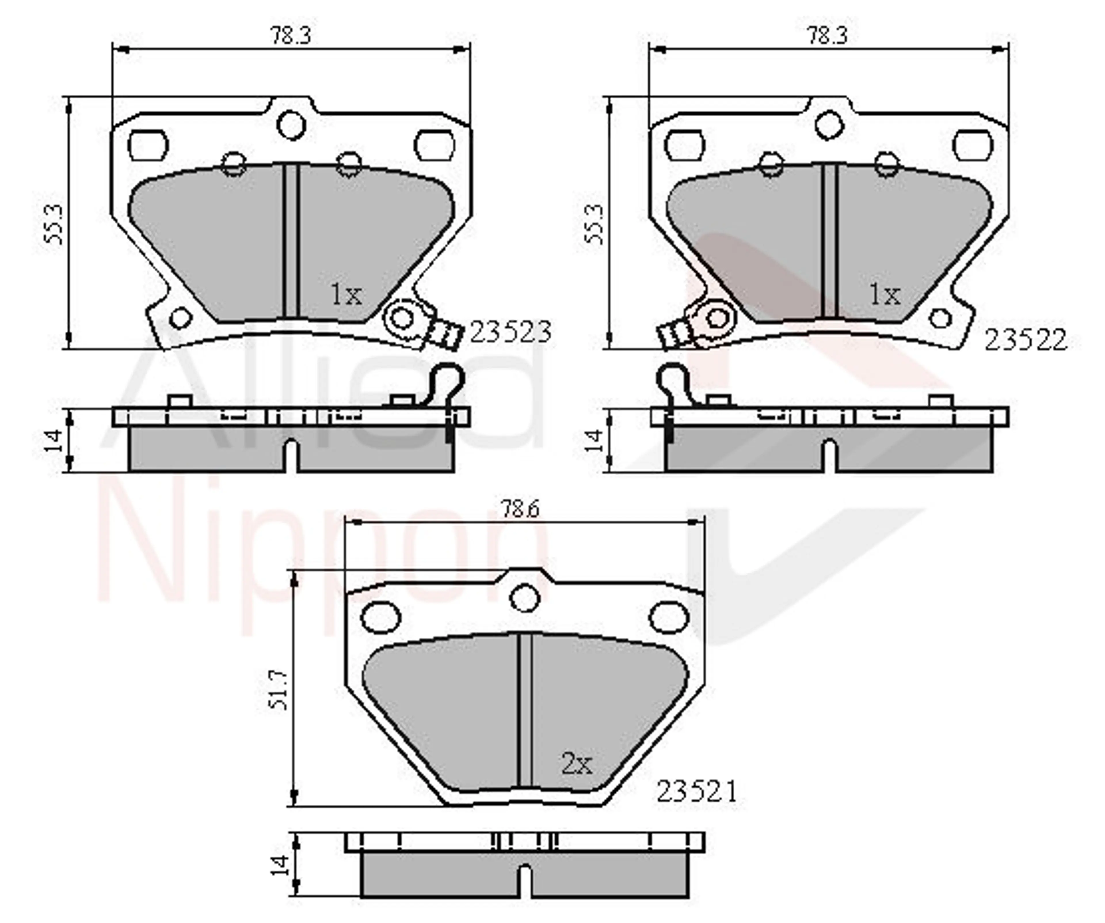 JUEGO DE PASTILLAS DE FRENO