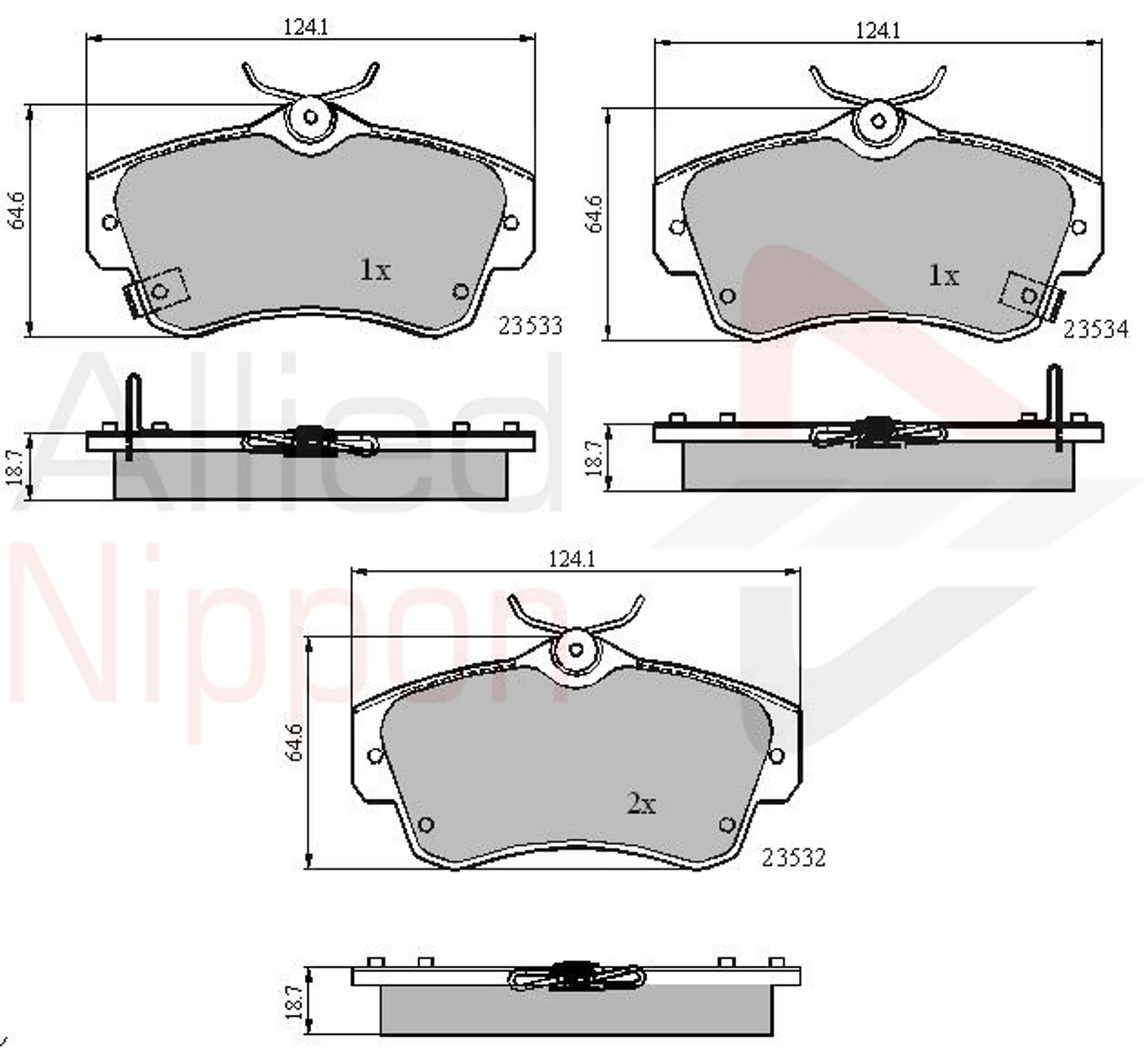 JUEGO DE PASTILLAS DE FRENO
