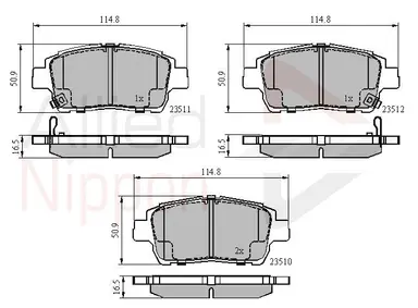 JUEGO DE PASTILLAS DE FRENO
