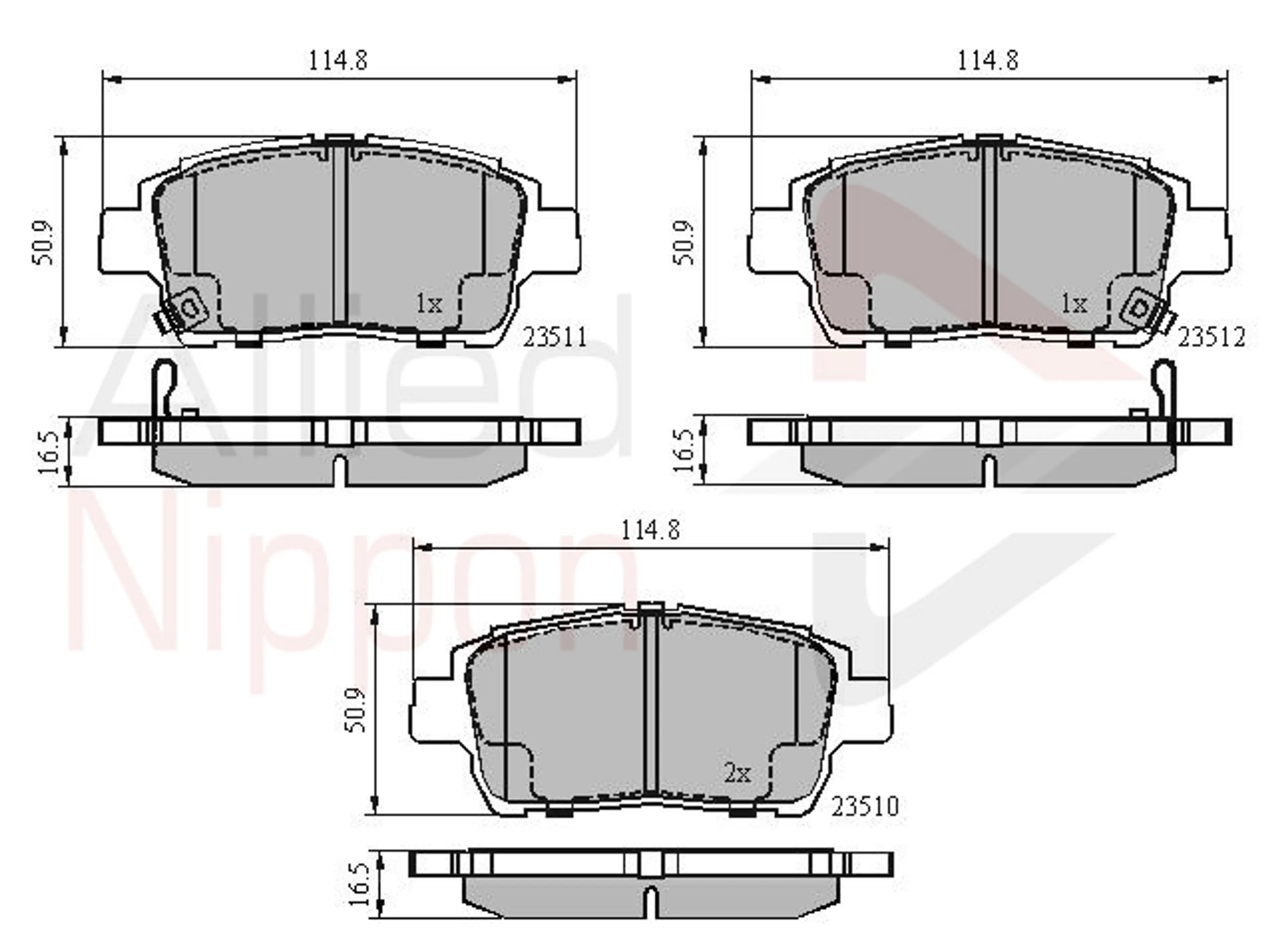 JUEGO DE PASTILLAS DE FRENO